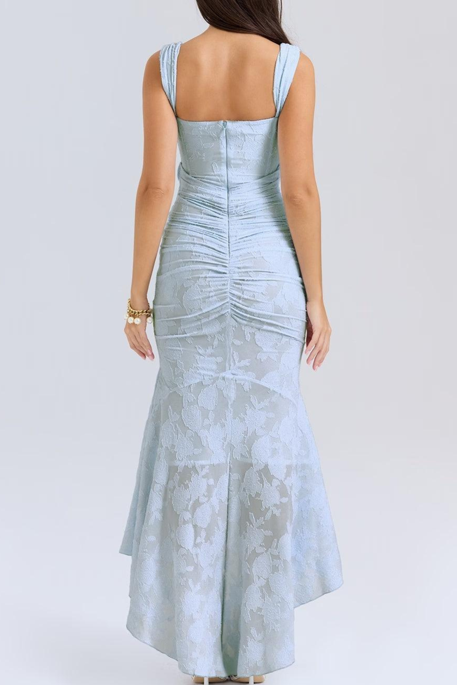 Bell Sleeve Floral Maxi Dress