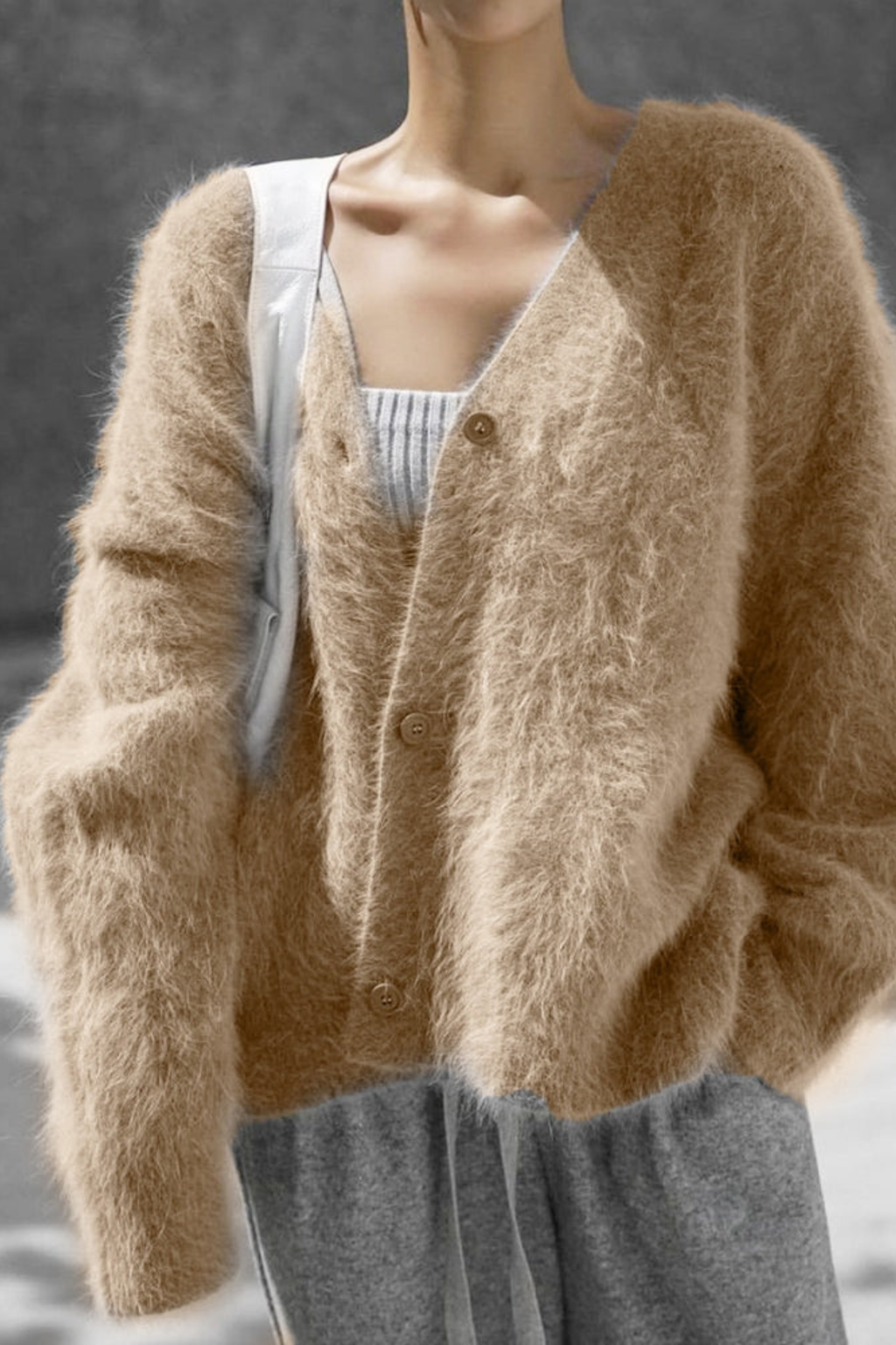 Women's Open Front Knit Cardigan