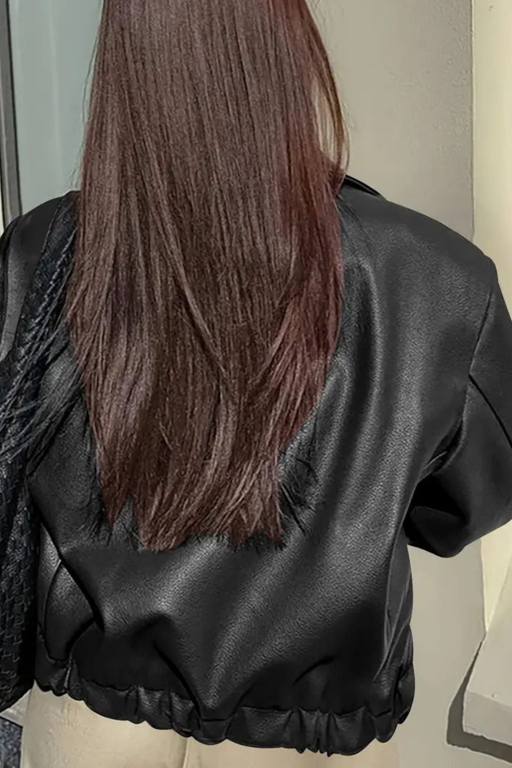Women's Coated Zip Bomber Jacket