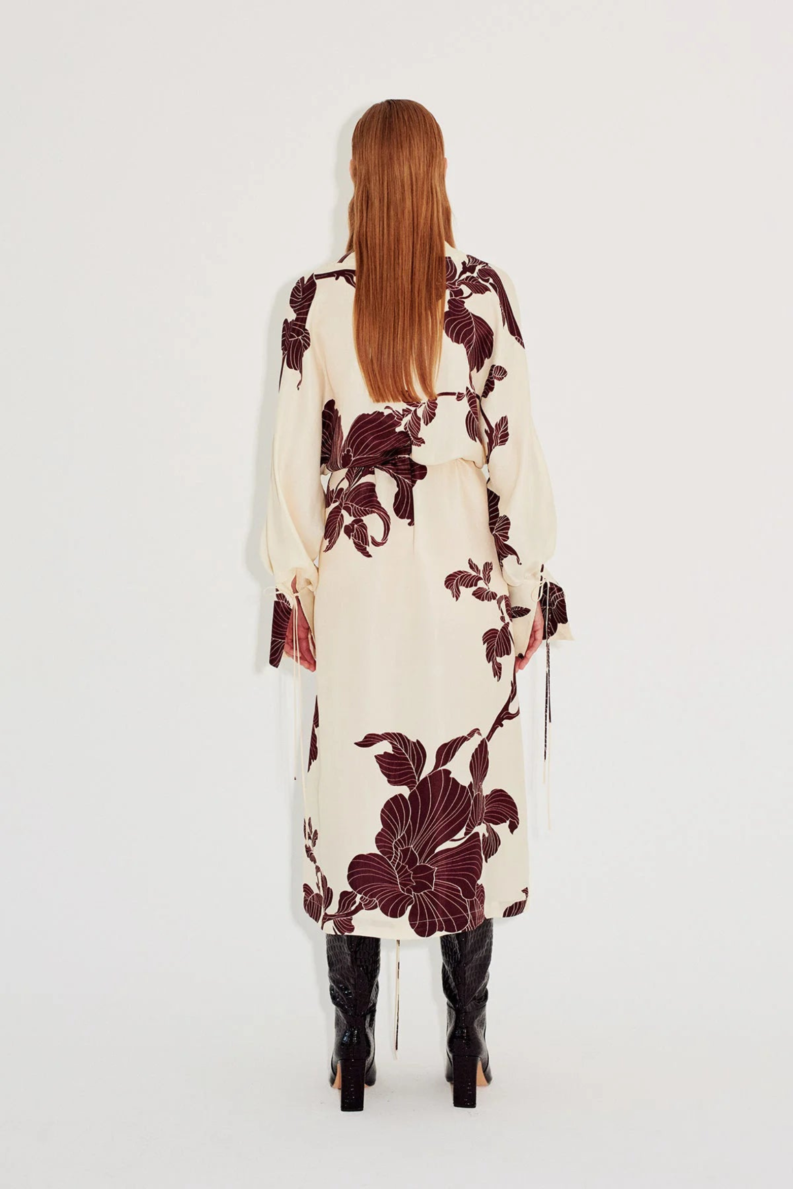 Paper Fold Kimono Dress