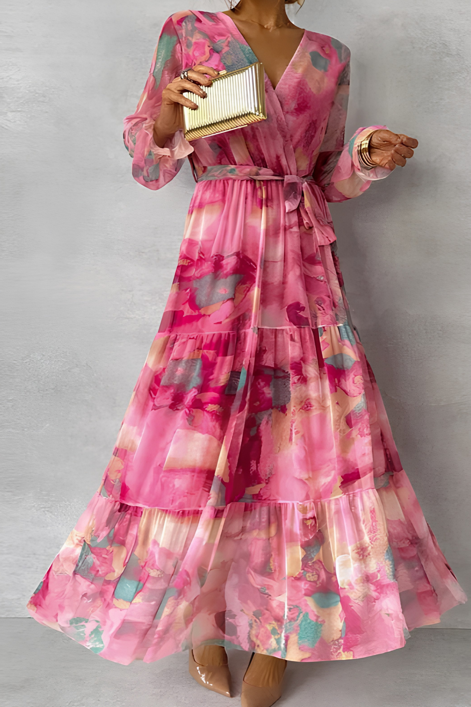 Artisan Floral Handmade Maxi Dress