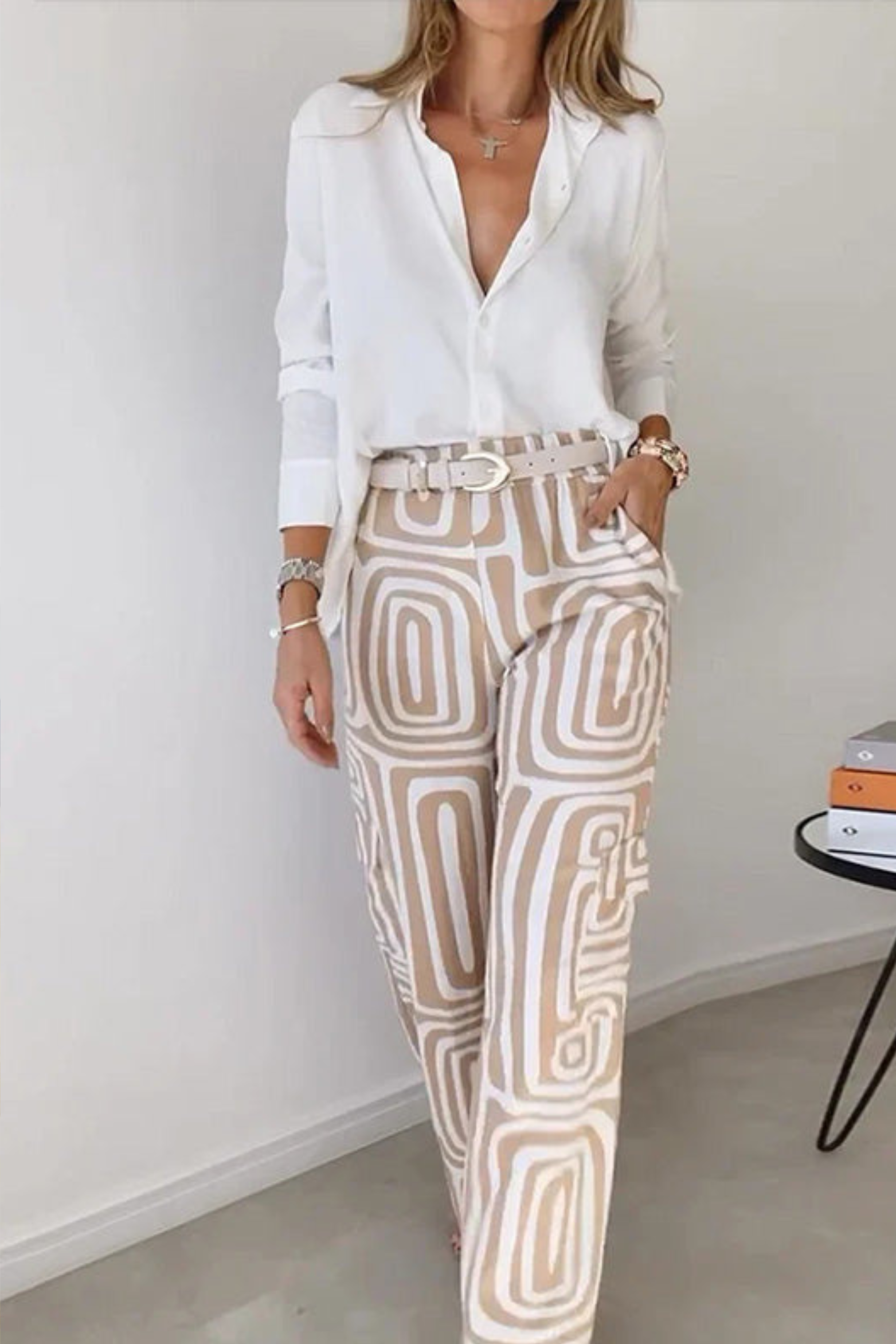 Chic Two Piece Summer Dress Co Ord Set