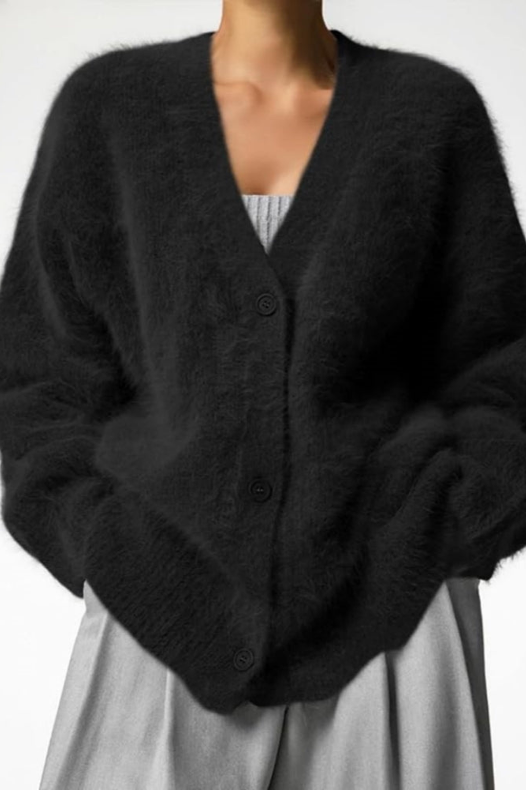 Women's Open Front Knit Cardigan
