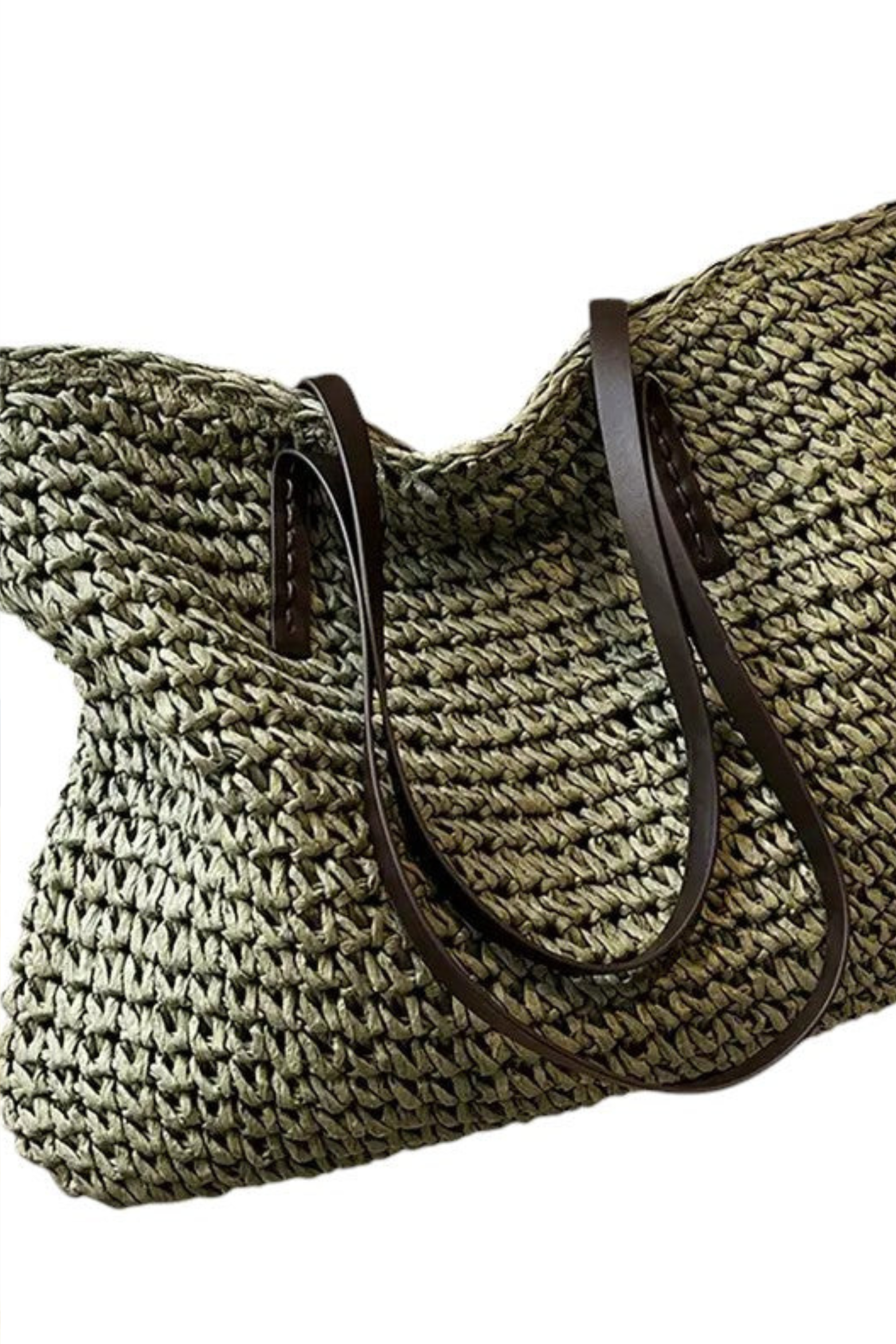Woven Tote Bag with Spacious Lightweight Design