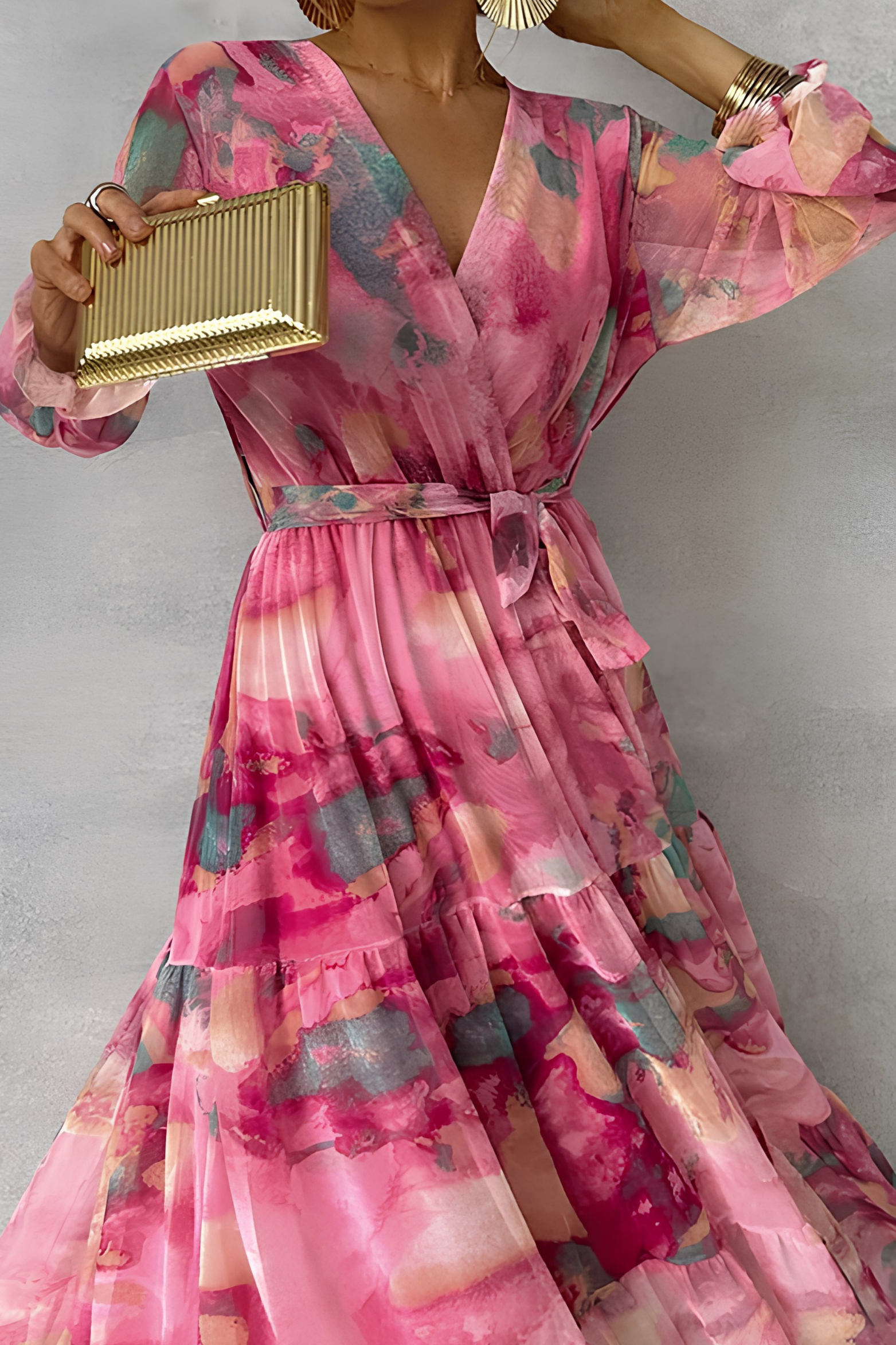 Artisan Floral Handmade Maxi Dress