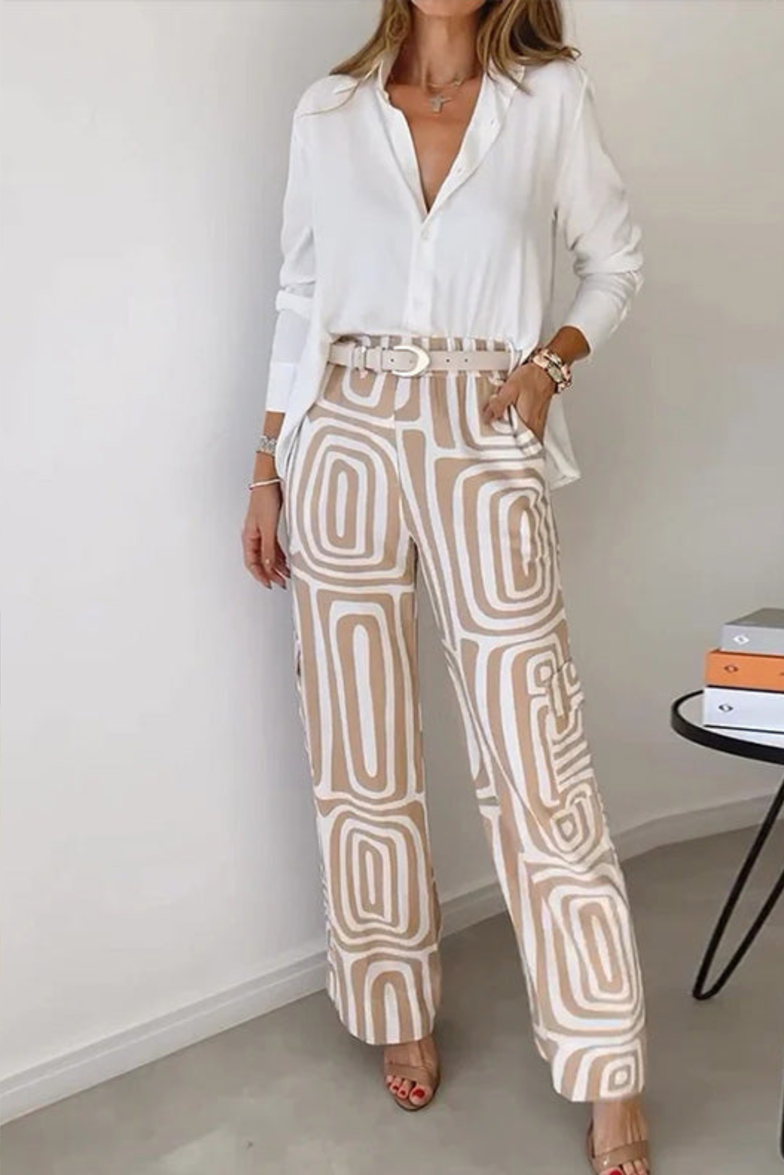 Chic Two Piece Summer Dress Co Ord Set