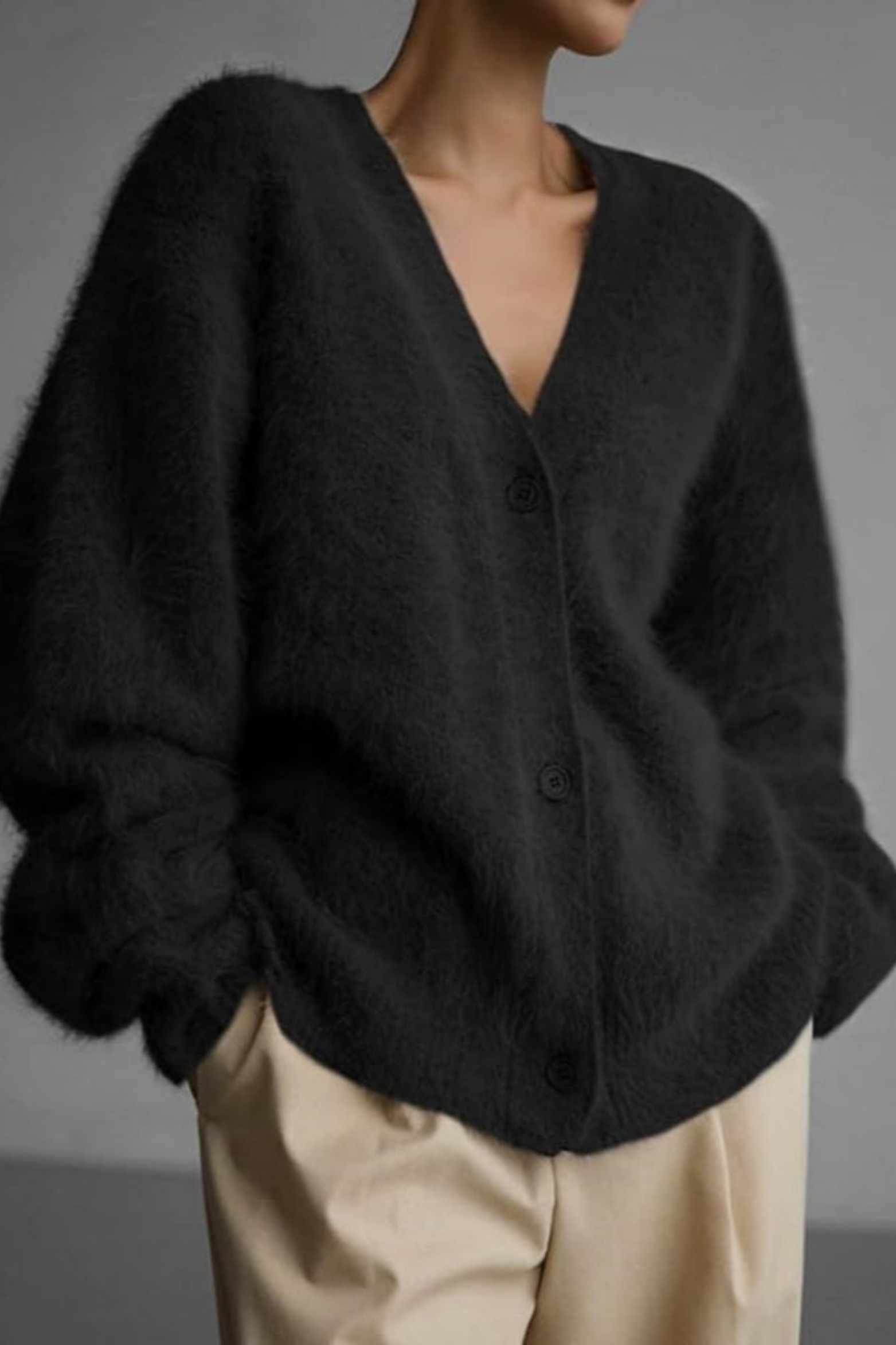 Women's Open Front Knit Cardigan