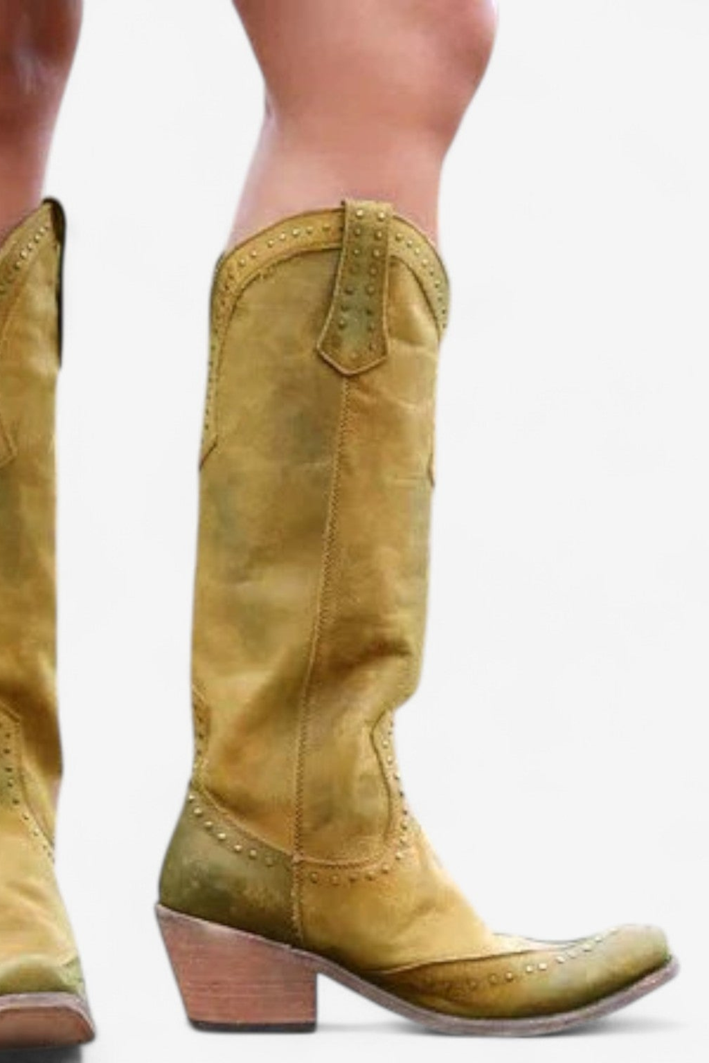 Women's Studded Western Riding Boots