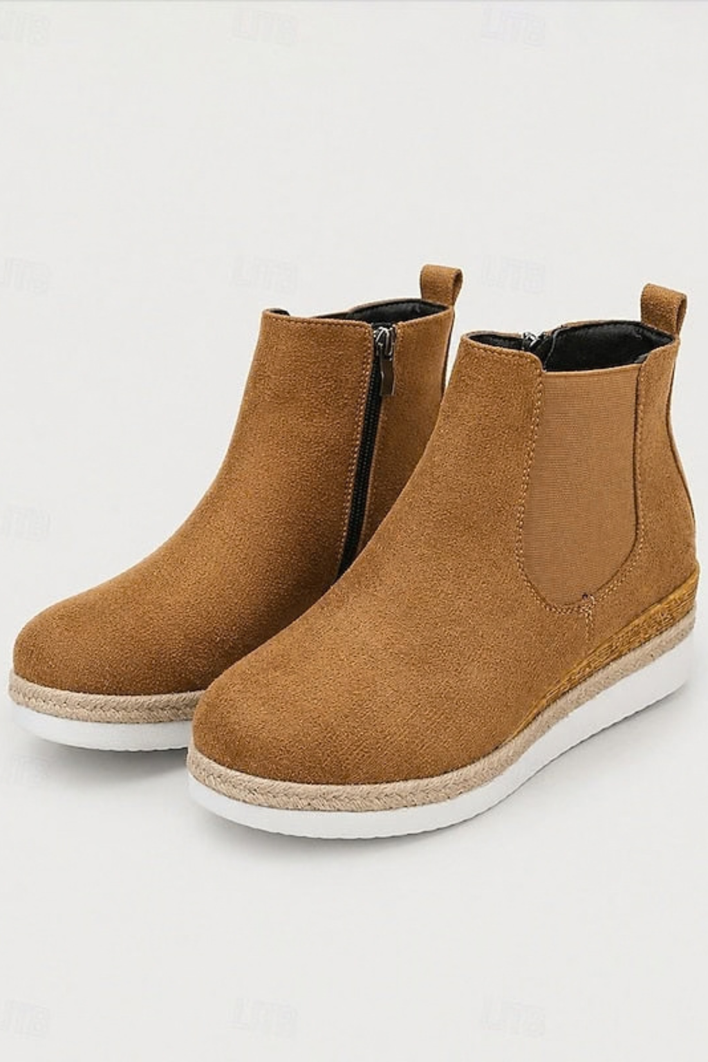 Women's Cozy Wedge Ankle Boots