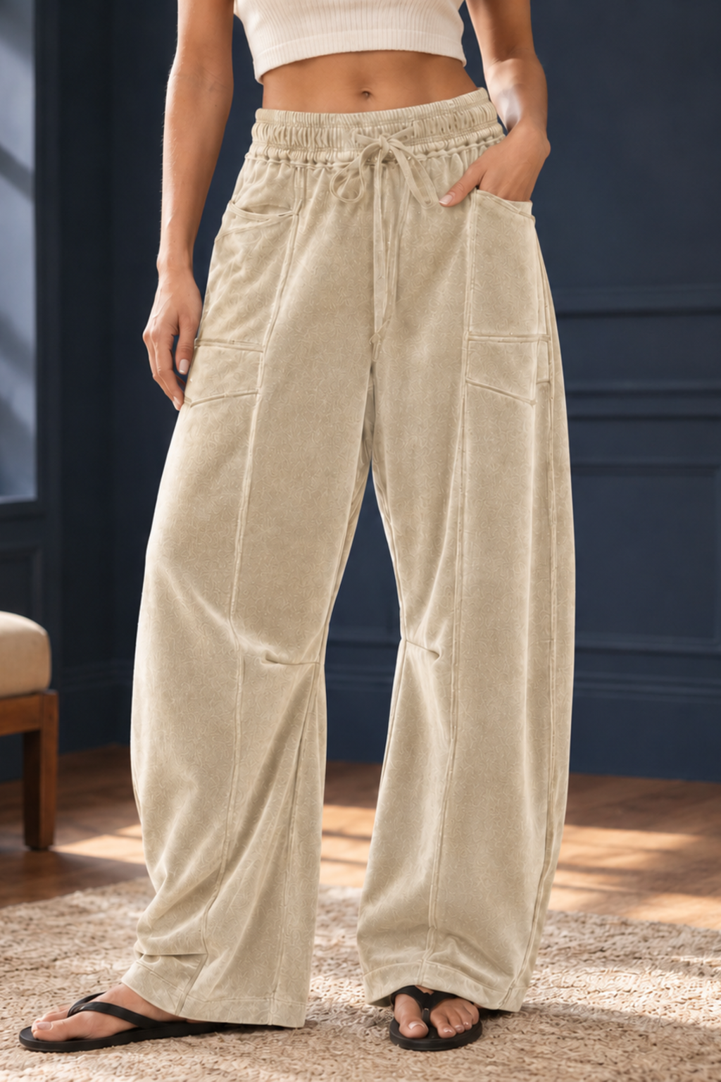 High Waist Wide Leg Pants