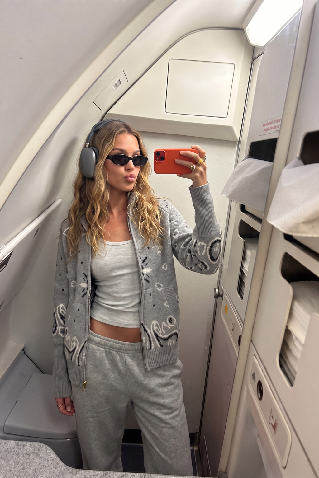 Women's Bandana Print Knit Cardigan