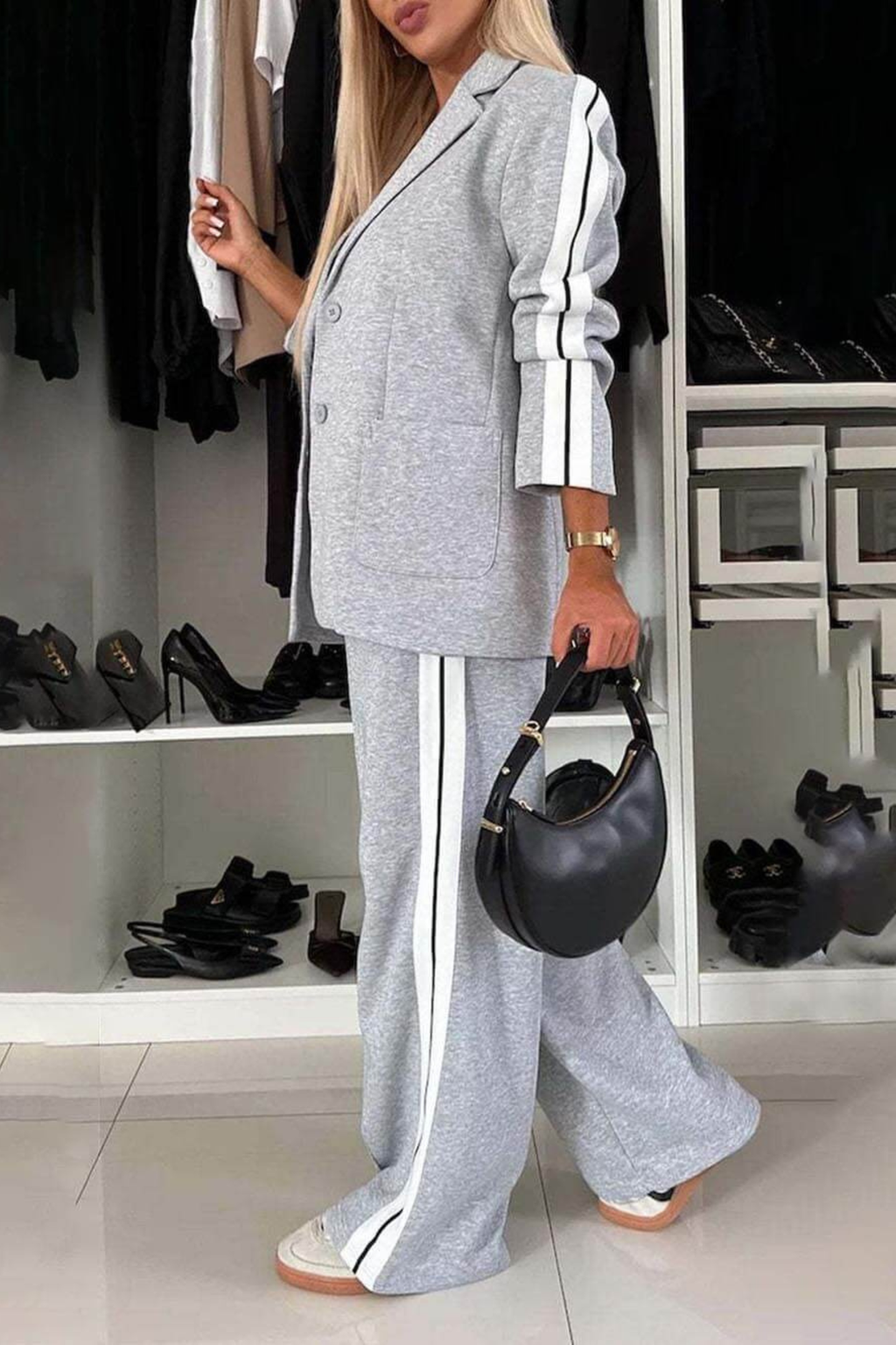 Women's Tailored Blazer Pant Set