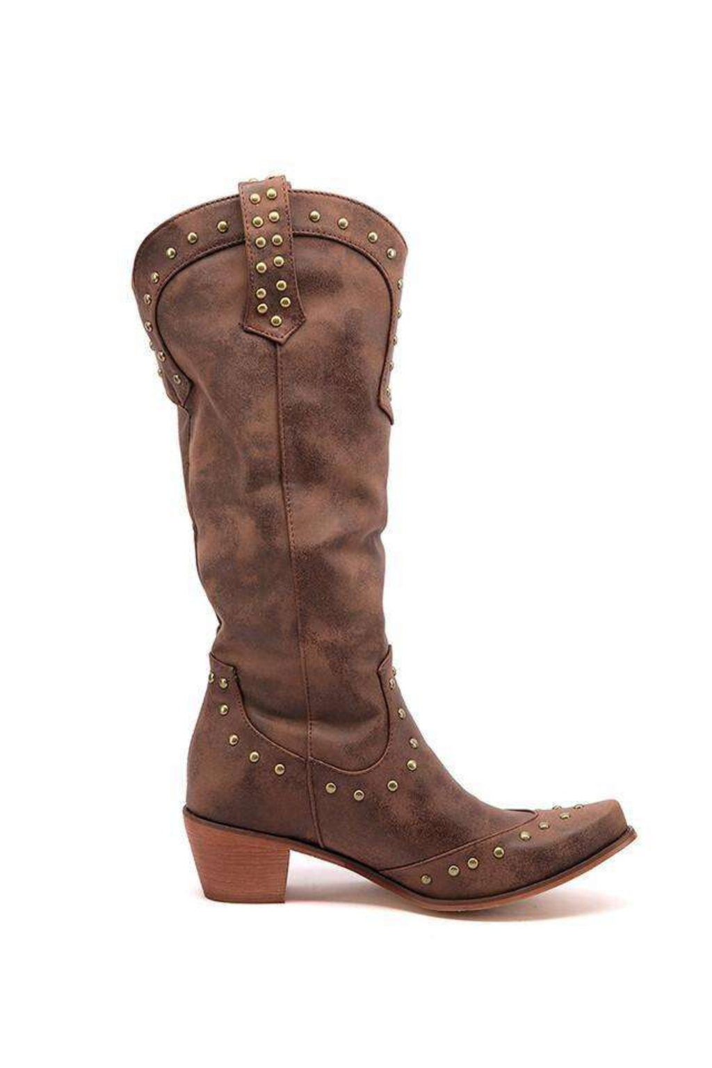 Women's Studded Western Riding Boots
