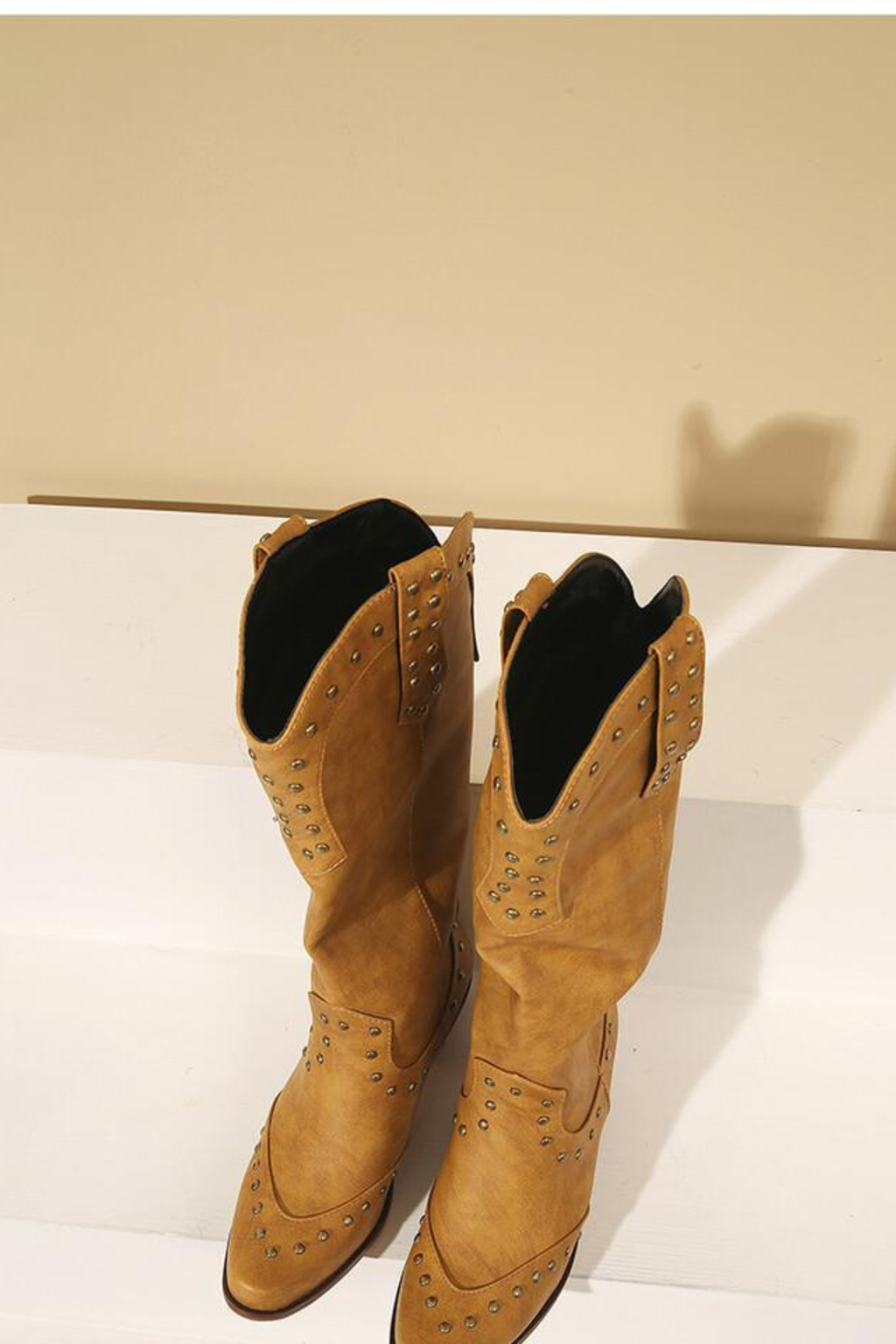 Women's Studded Western Riding Boots