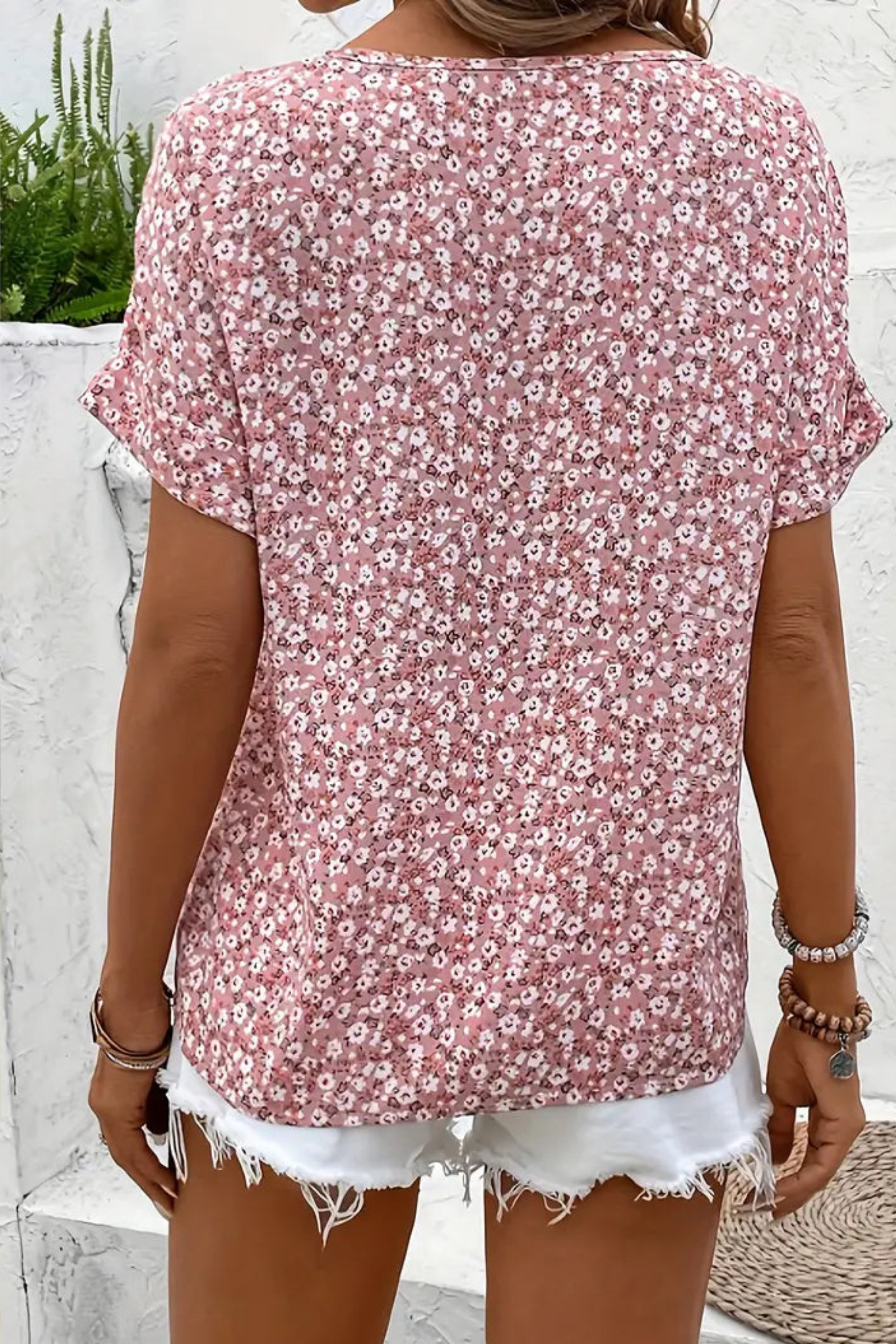Floral Button Up Blouse