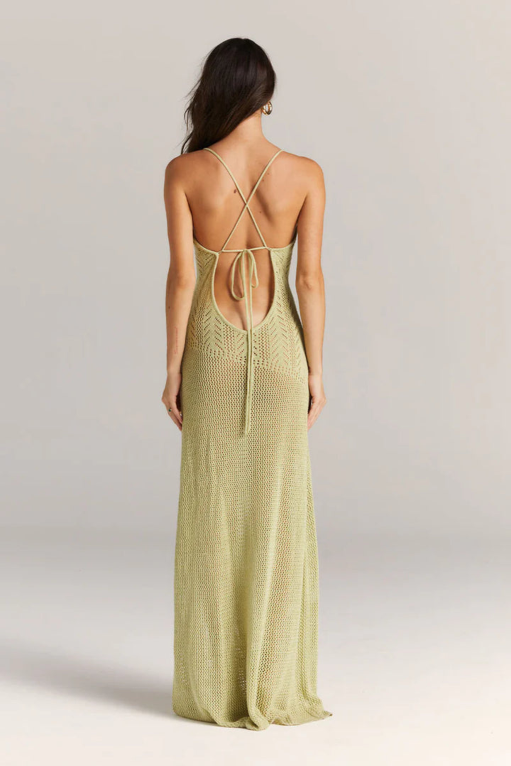Shadow Lattice Knit Dress