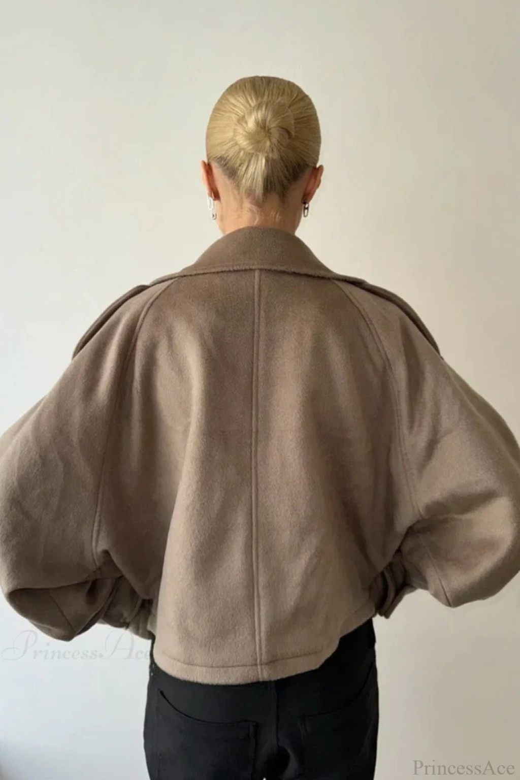 Women's Vintage Stand Collar Short Coat