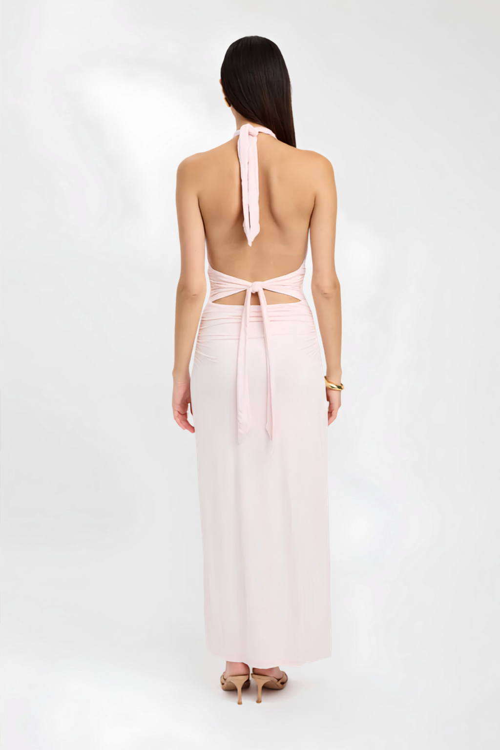 Romantic Blush Maxi Dress