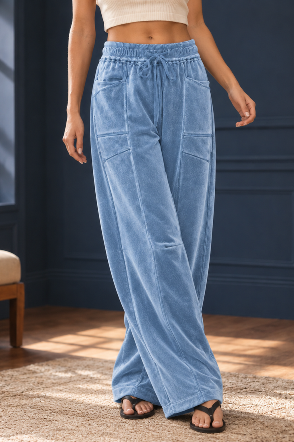 High Waist Wide Leg Pants