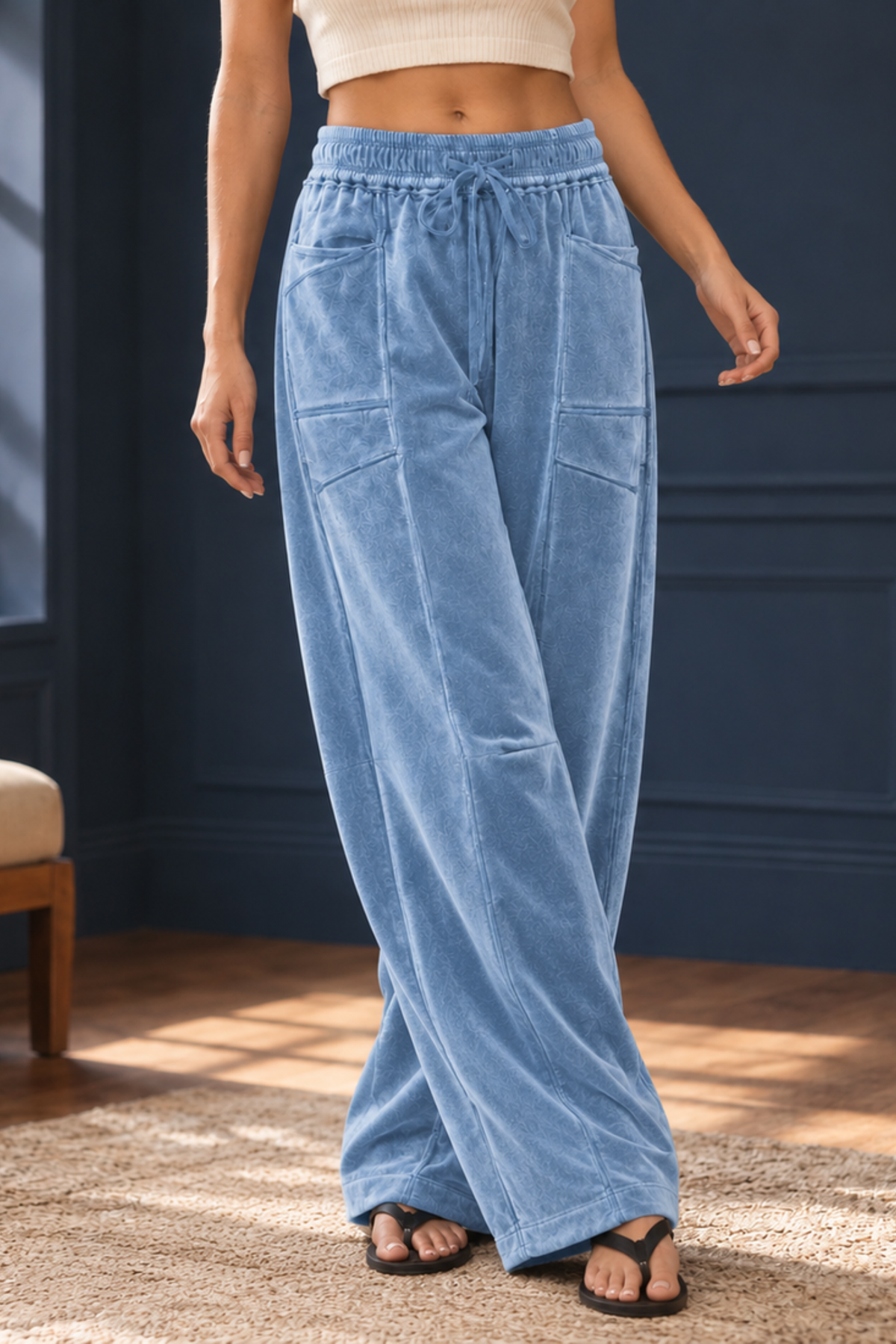 High Waist Wide Leg Pants