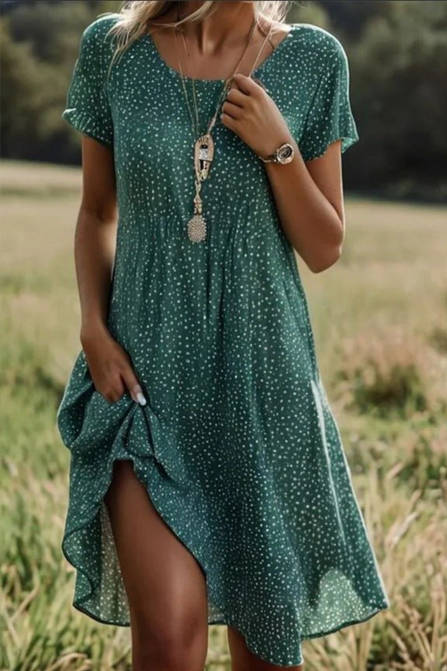Coastal Boho Summer Dress