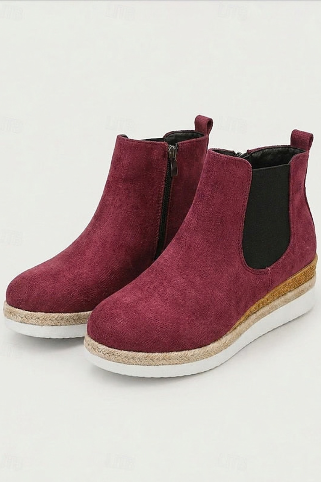 Women's Cozy Wedge Ankle Boots