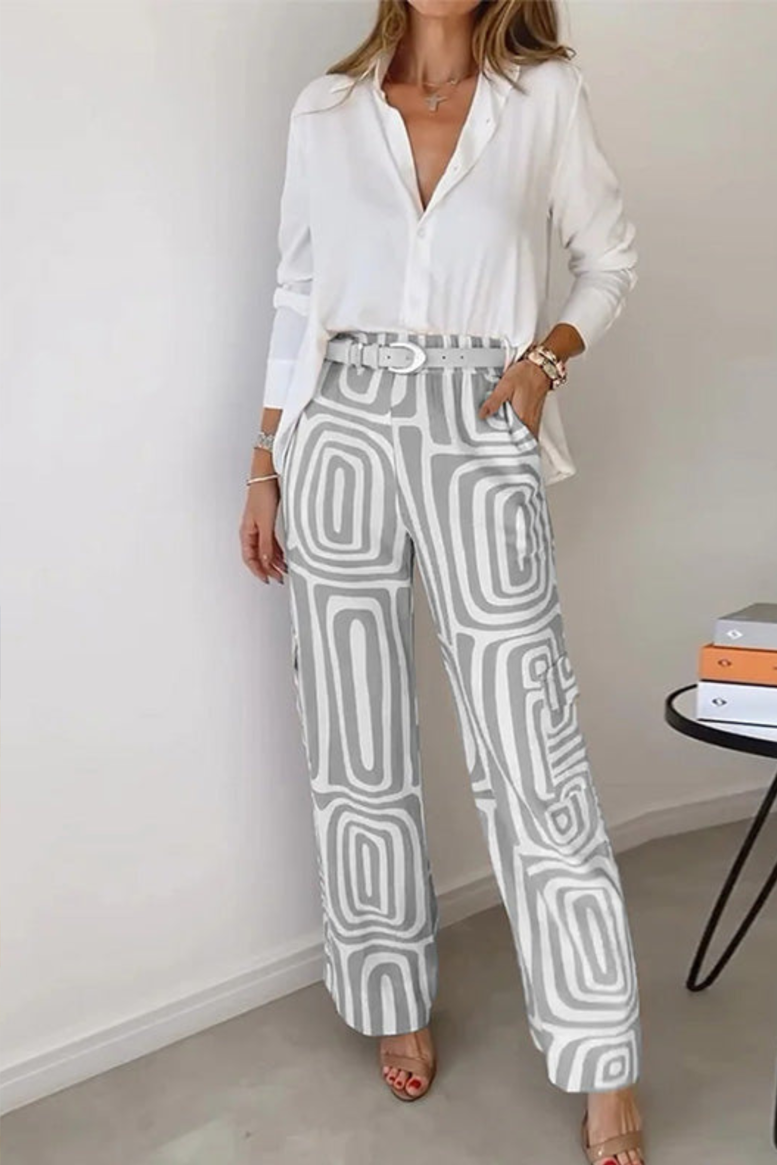 Chic Two Piece Summer Dress Co Ord Set