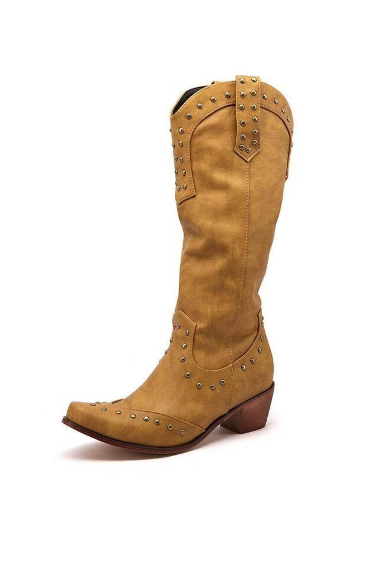 Women's Studded Western Riding Boots
