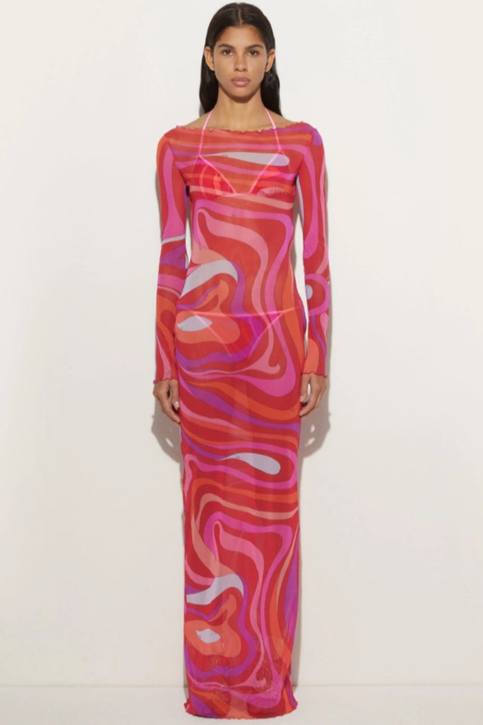 Marm Chiffon Maxi Dress