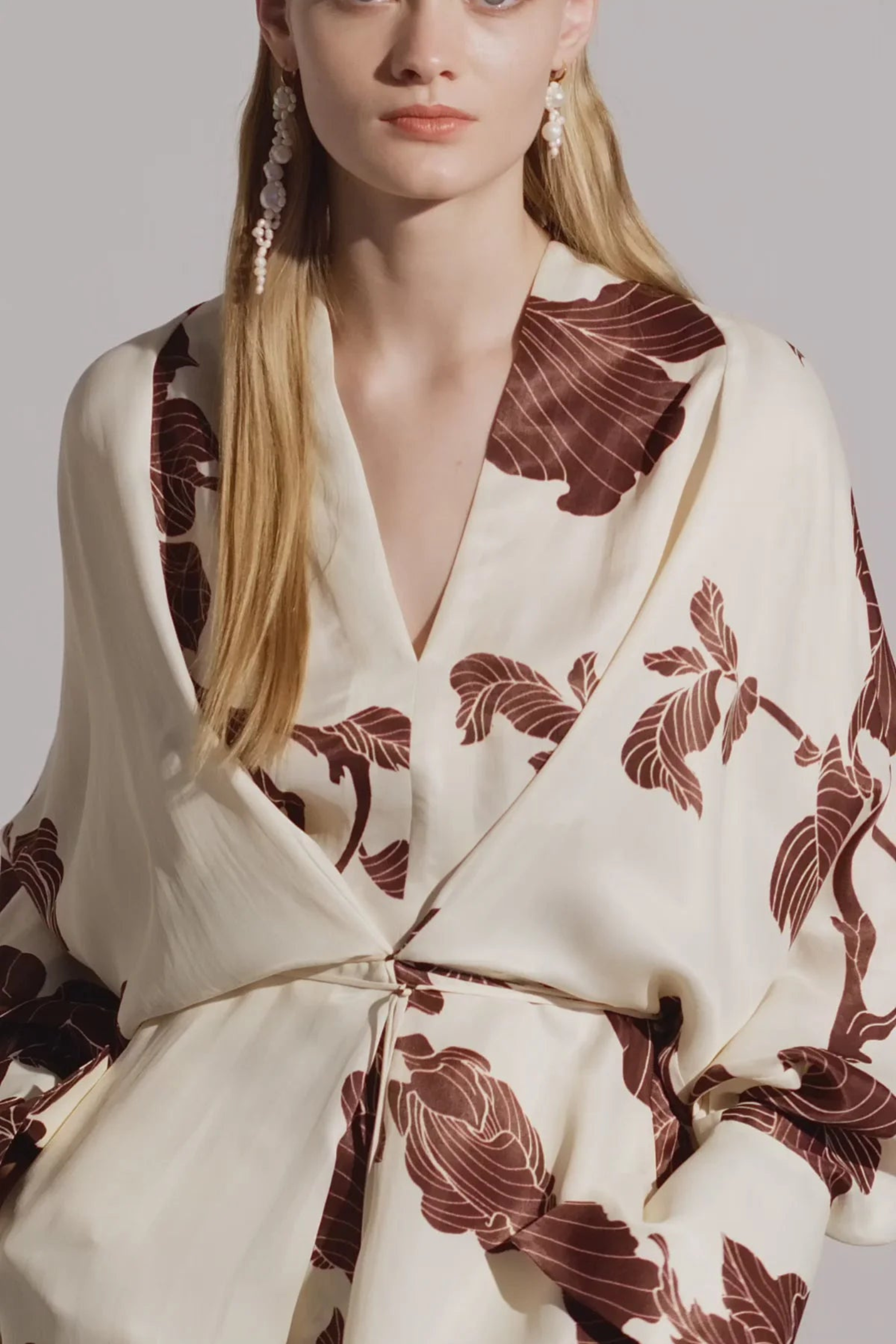 Paper Fold Kimono Dress