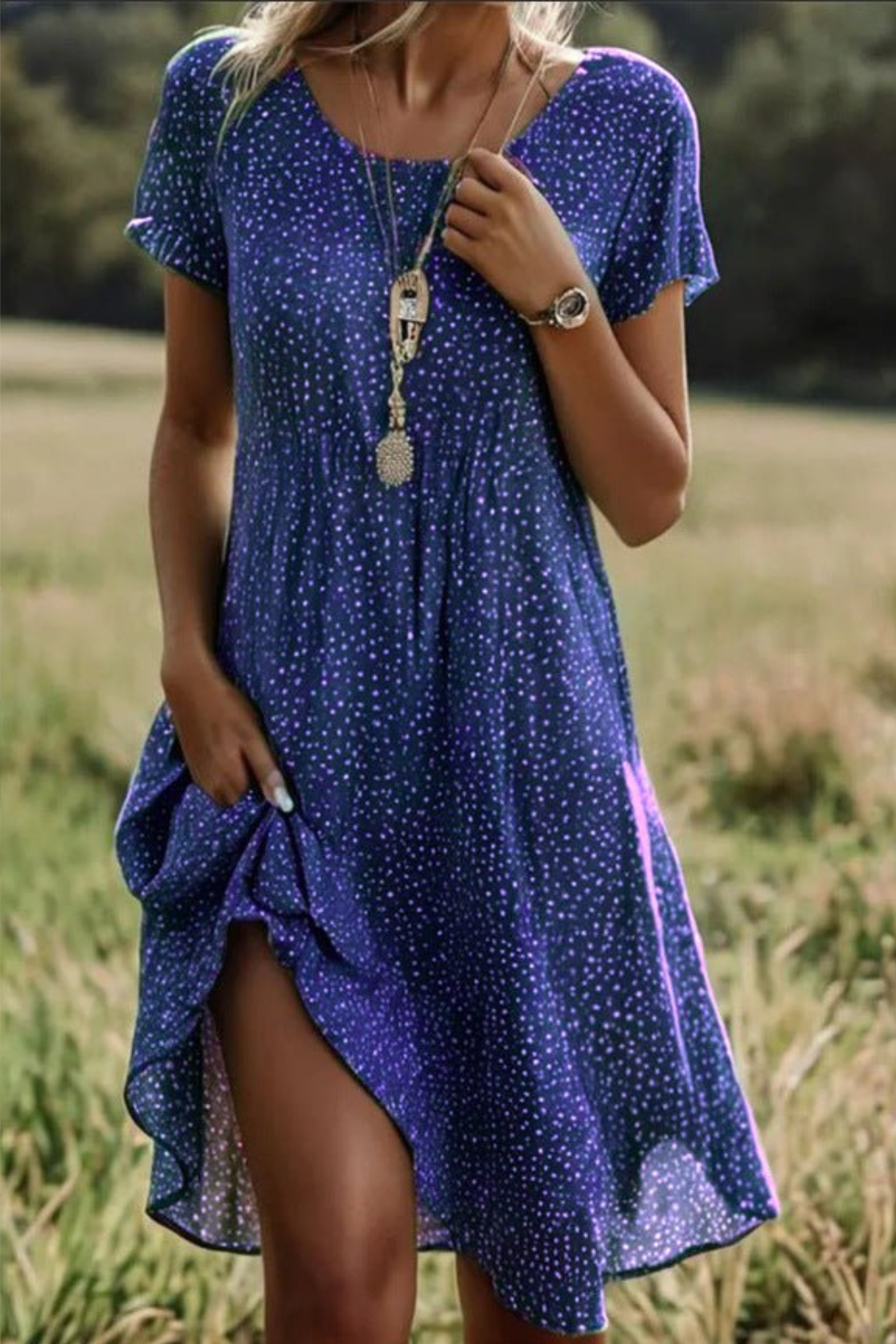 Coastal Boho Summer Dress
