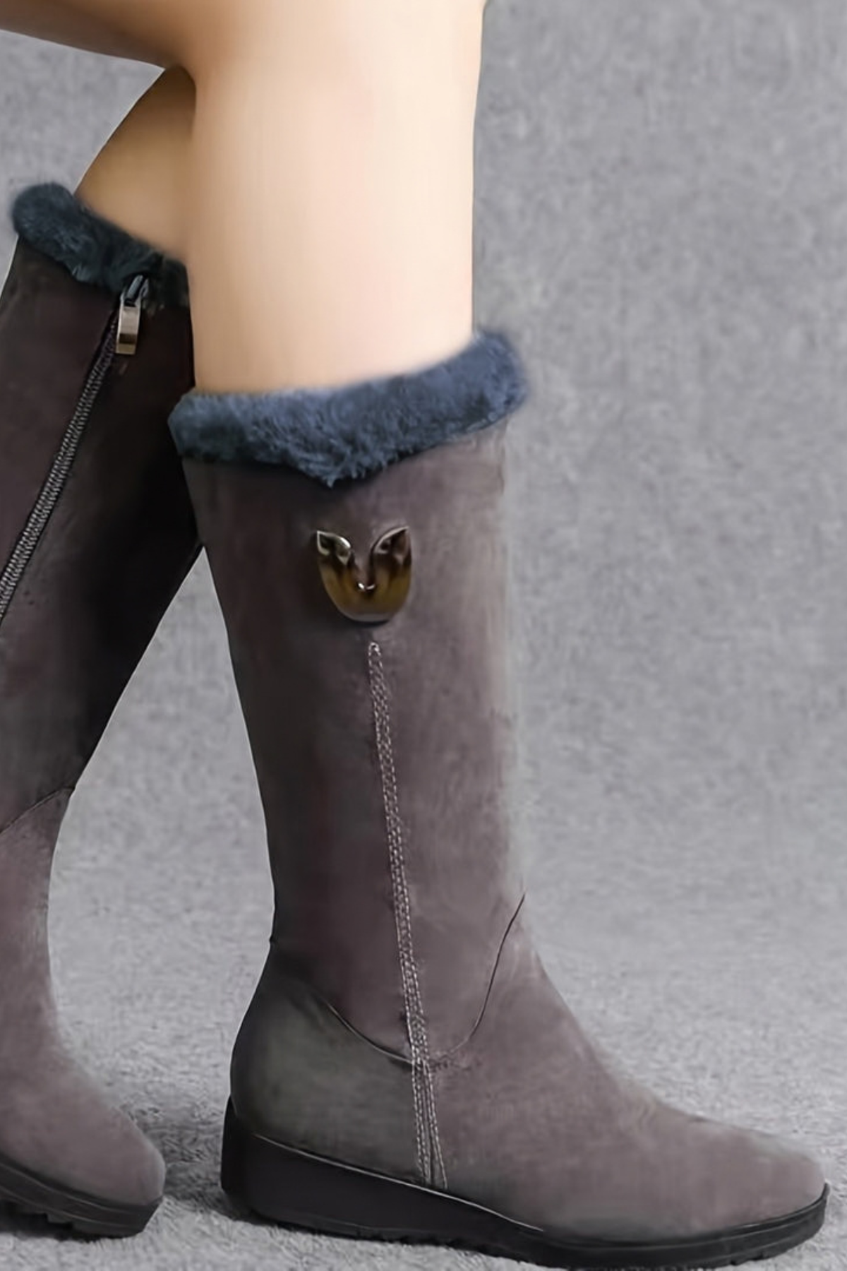 Cuffed Cozy Winter Boots