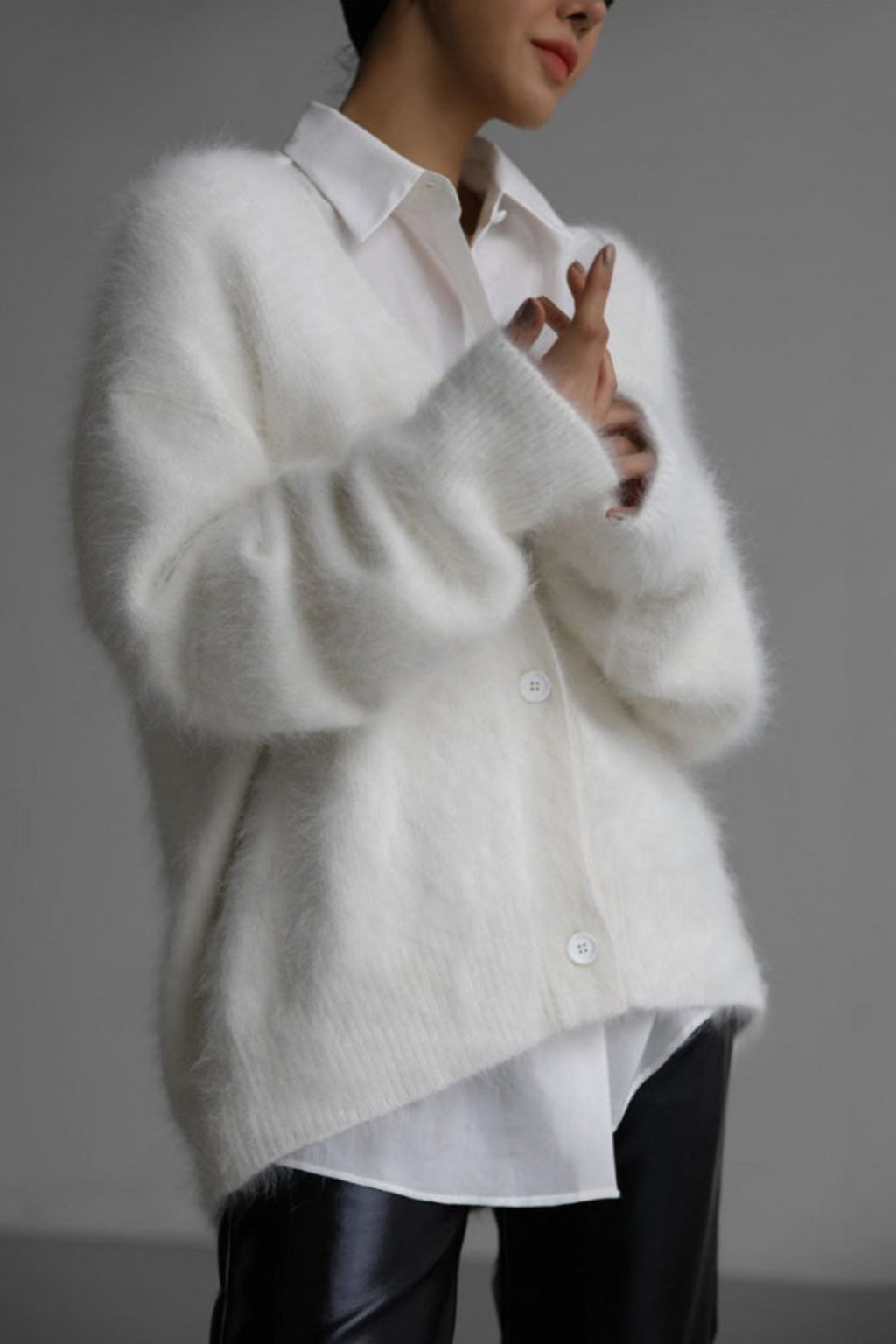 Women's Open Front Knit Cardigan