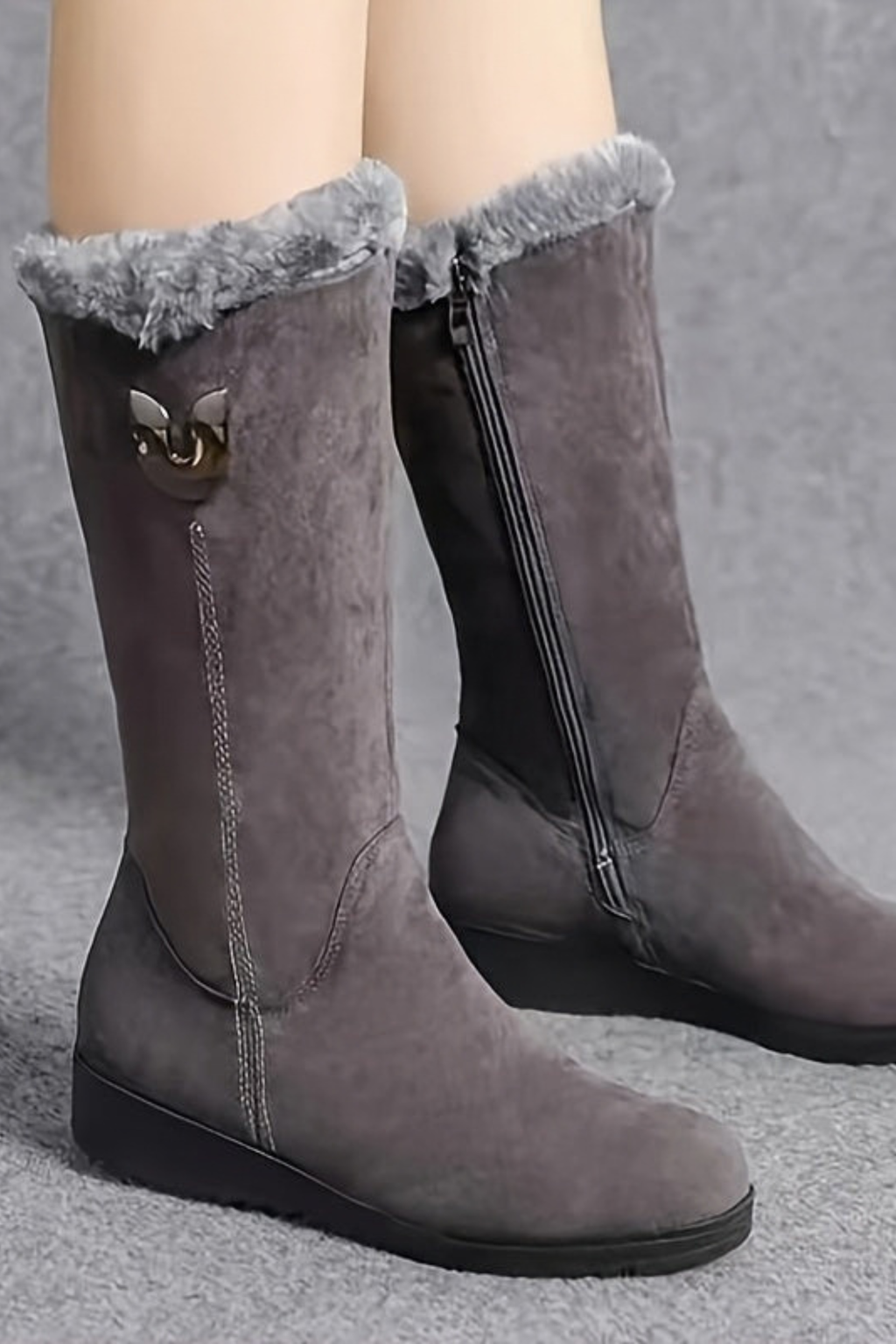 Cuffed Cozy Winter Boots