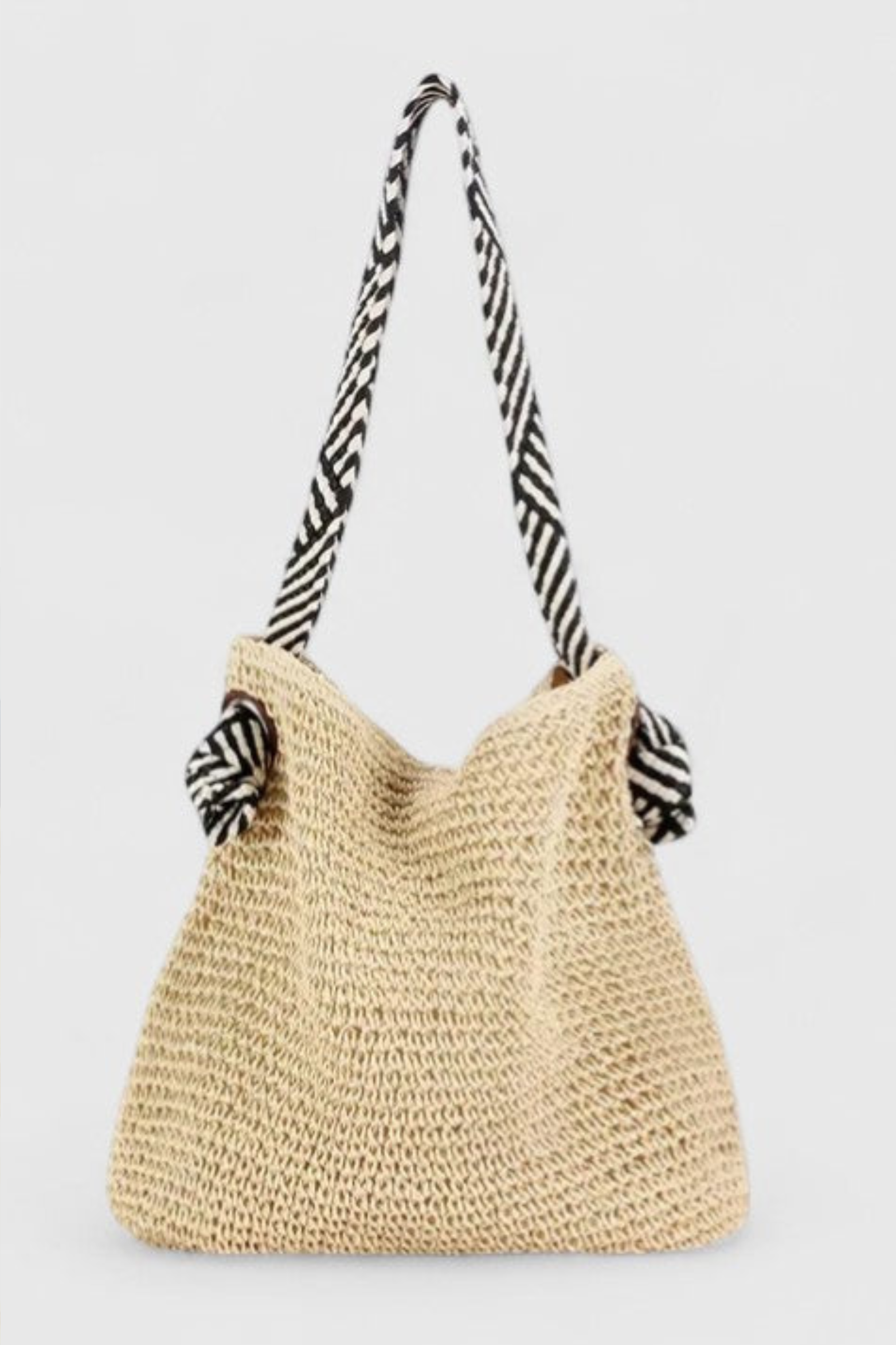 Boho Chic Woven Shoulder Bag