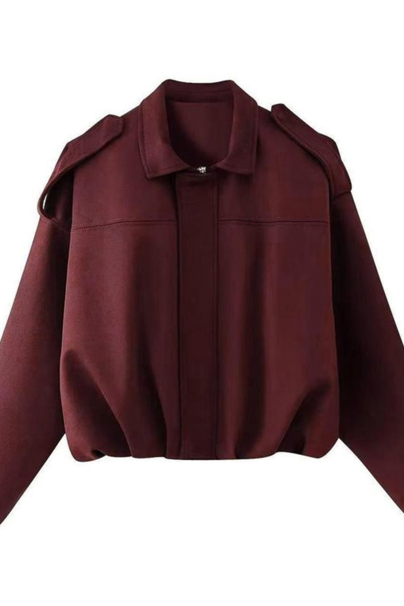 Women's Faux Suede Bomber Jacket