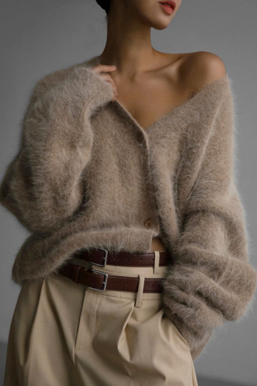 Women's Open Front Knit Cardigan