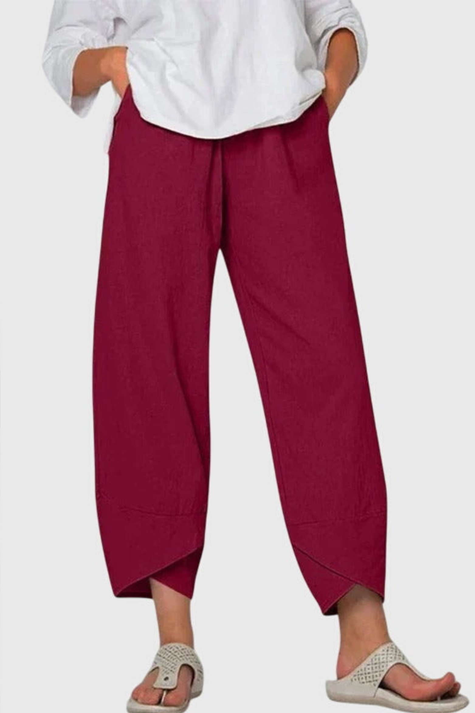 Relaxed Wide Leg Pants with Everyday Comfort