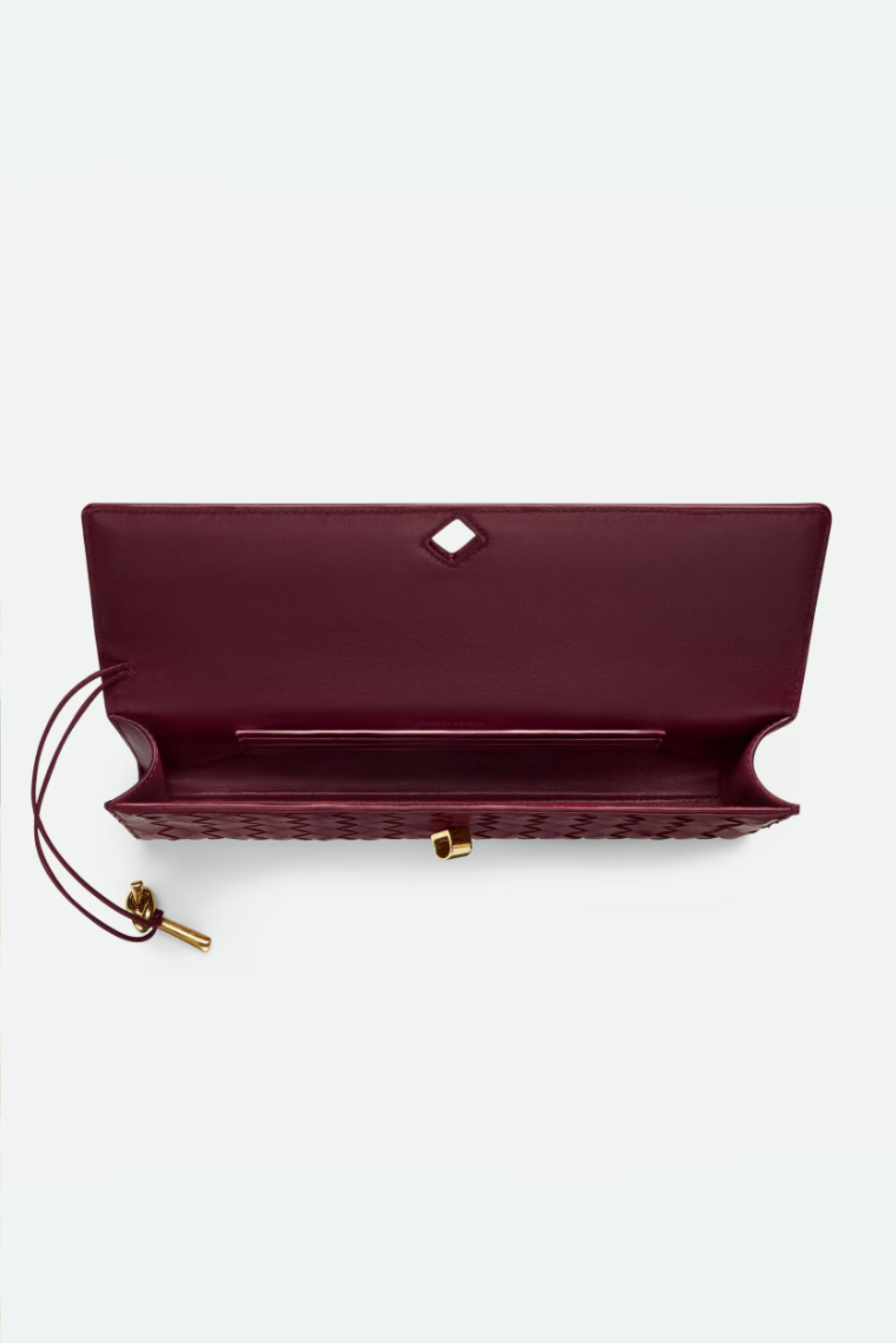 Structured Faux Leather Tote Clutch