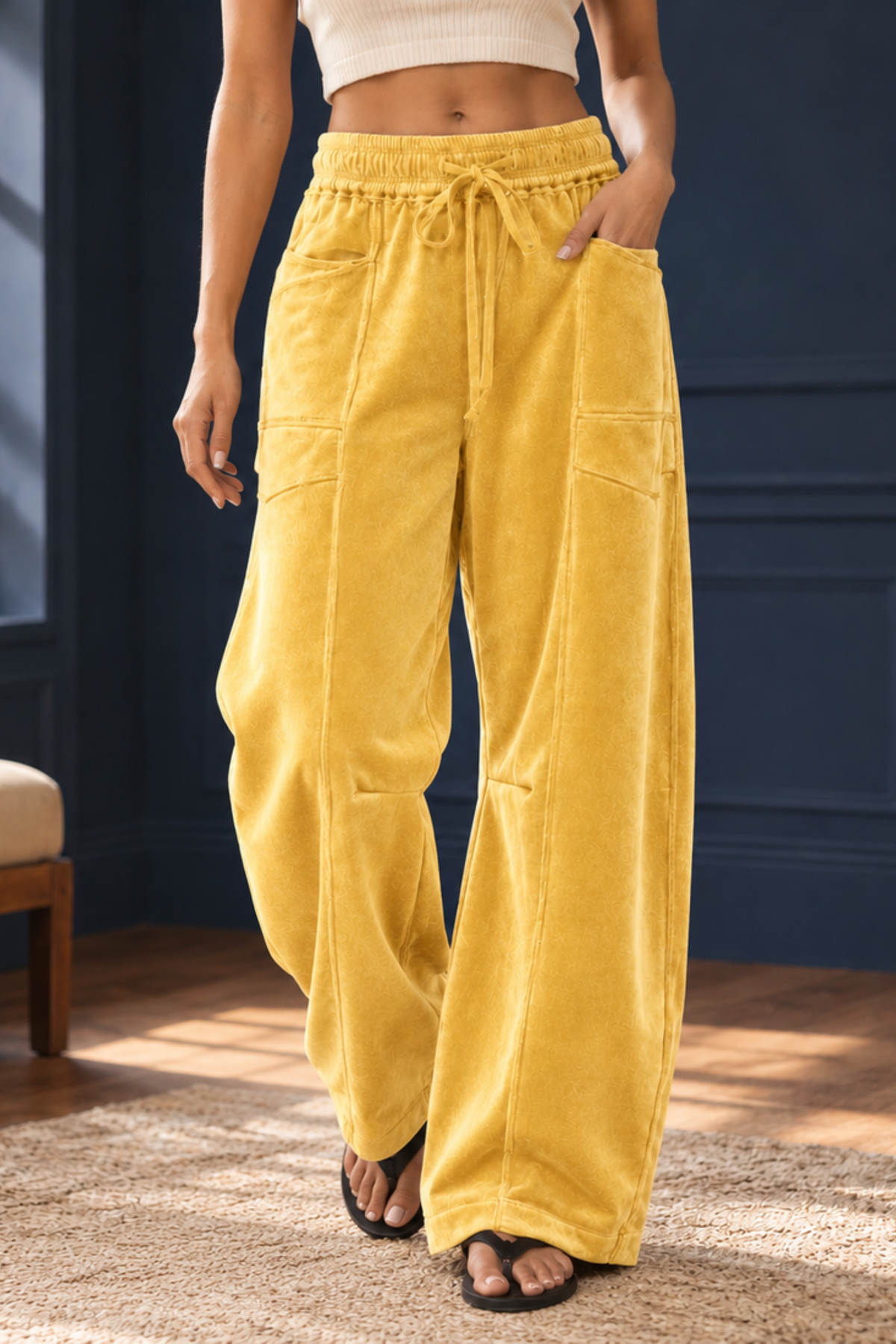 High Waist Wide Leg Pants