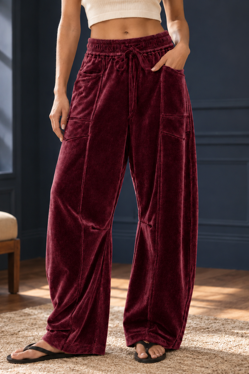 High Waist Wide Leg Pants