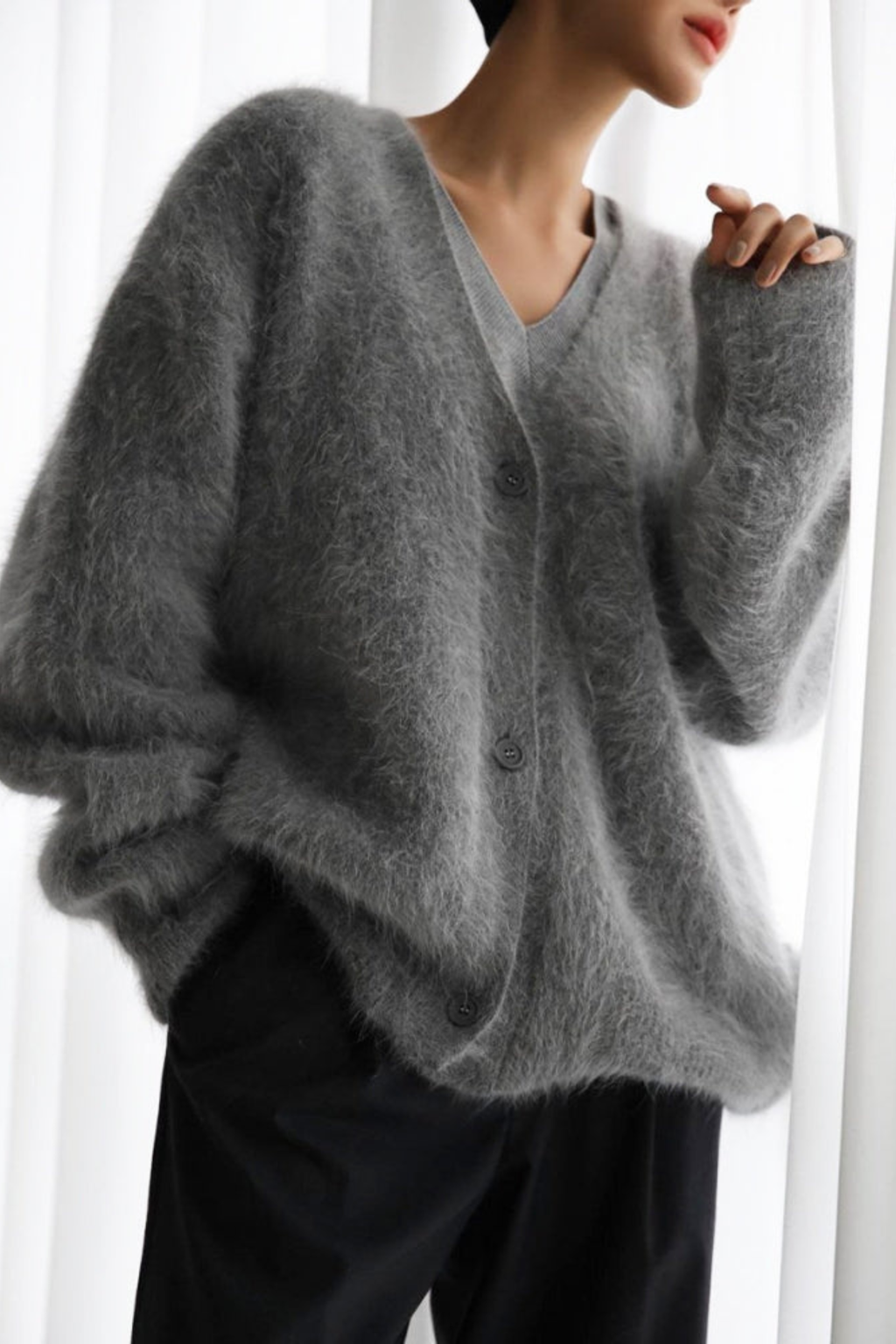 Women's Open Front Knit Cardigan