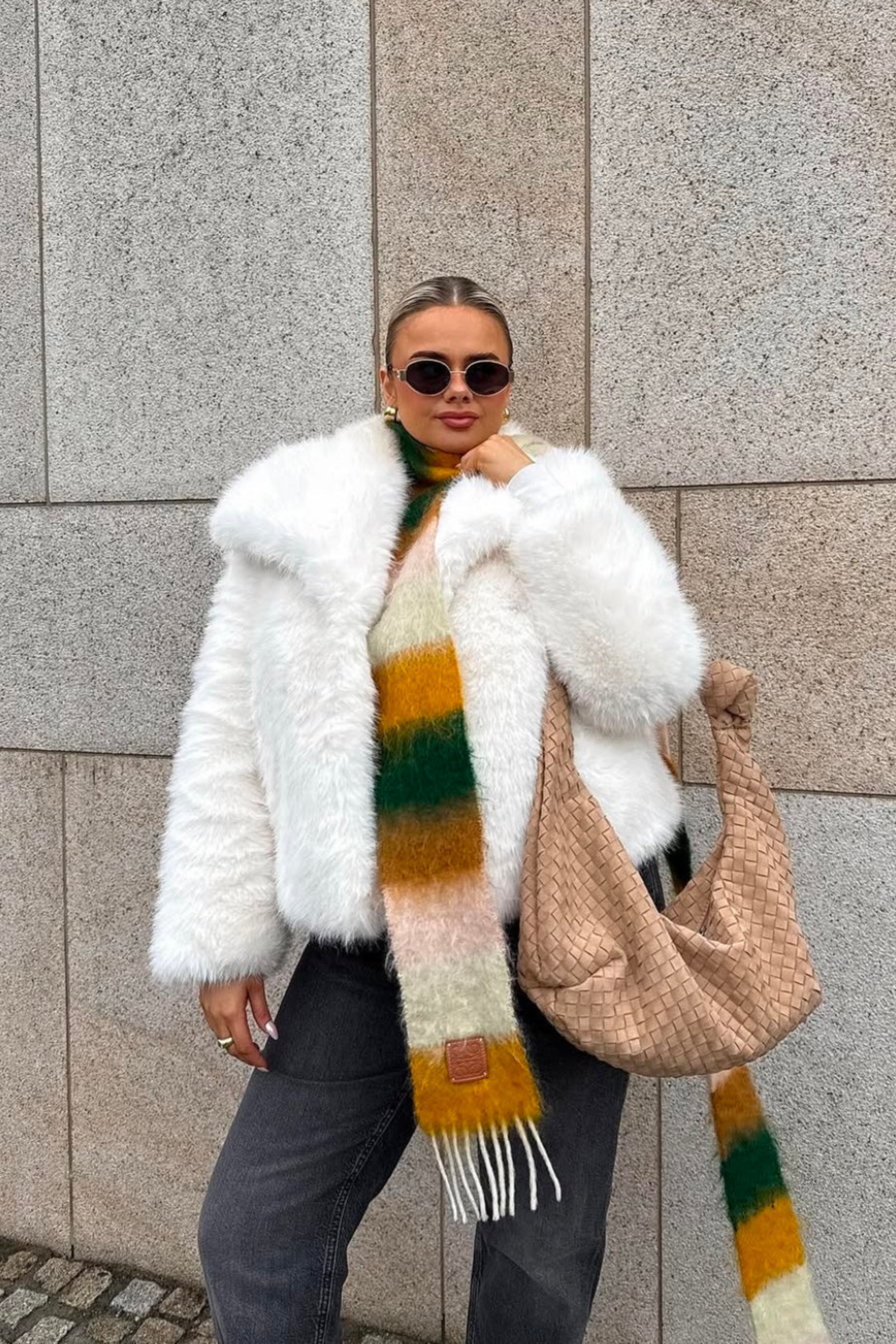 Women's Plush Faux Fur Winter Coat