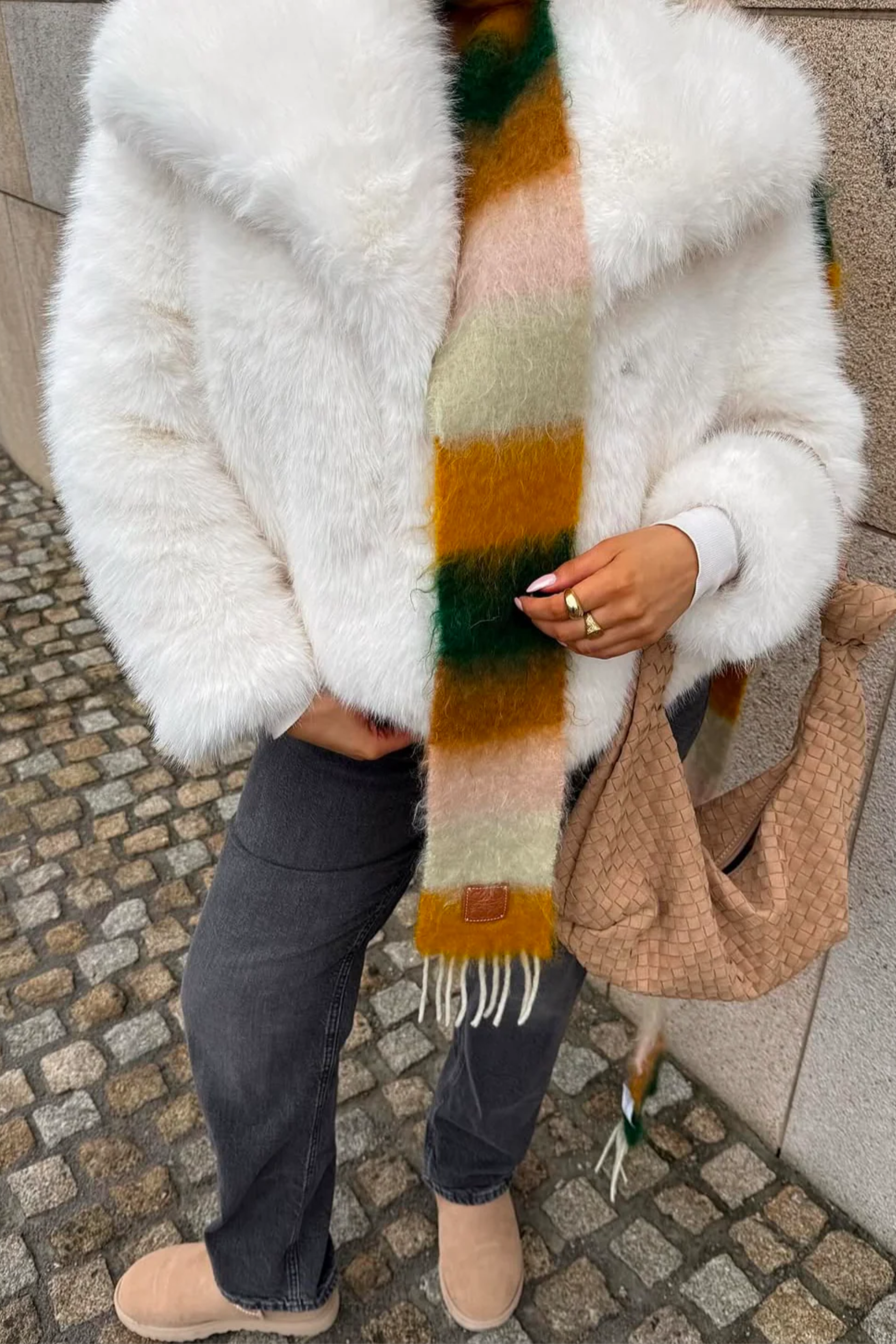 Women's Plush Faux Fur Winter Coat
