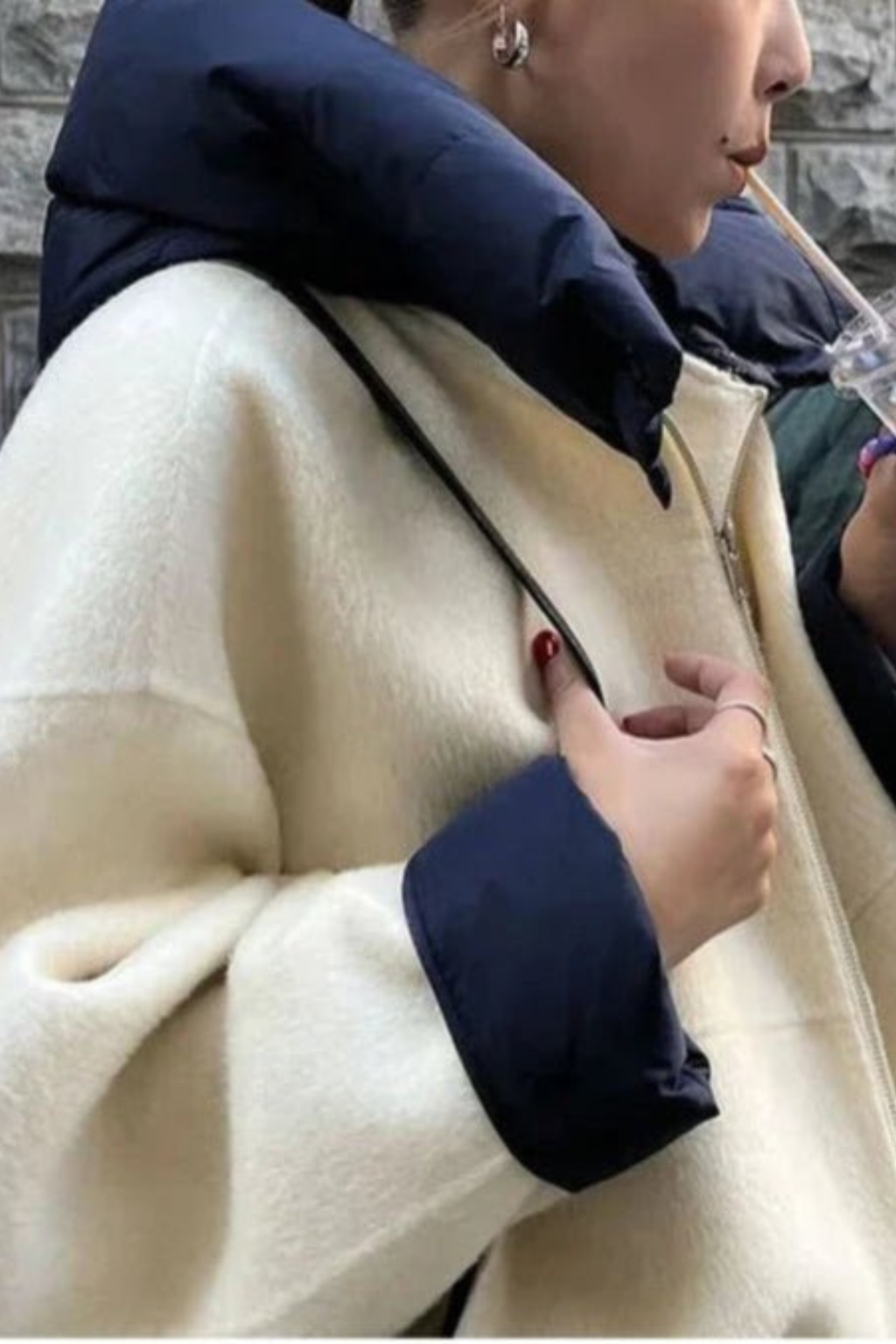 Women's Color Block Hooded Bomber Jacket