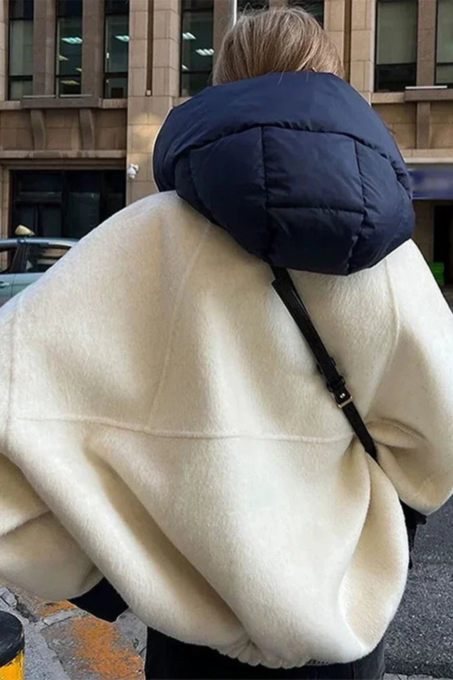 Women's Color Block Hooded Bomber Jacket
