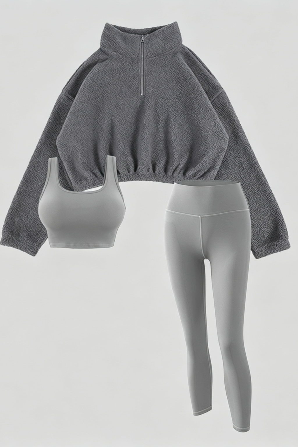 Fleece Active Three Piece Leggings Set