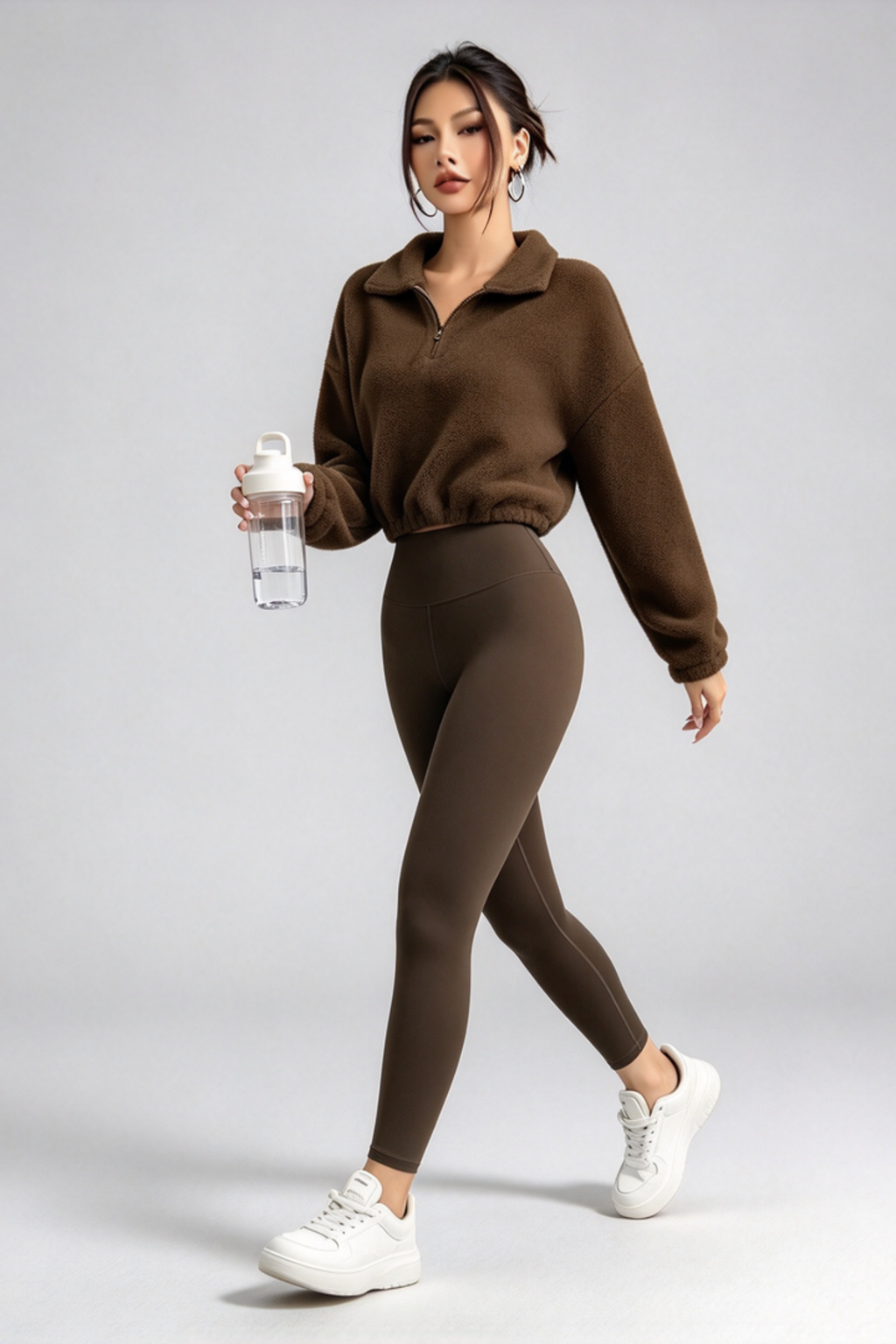 Fleece Active Three Piece Leggings Set