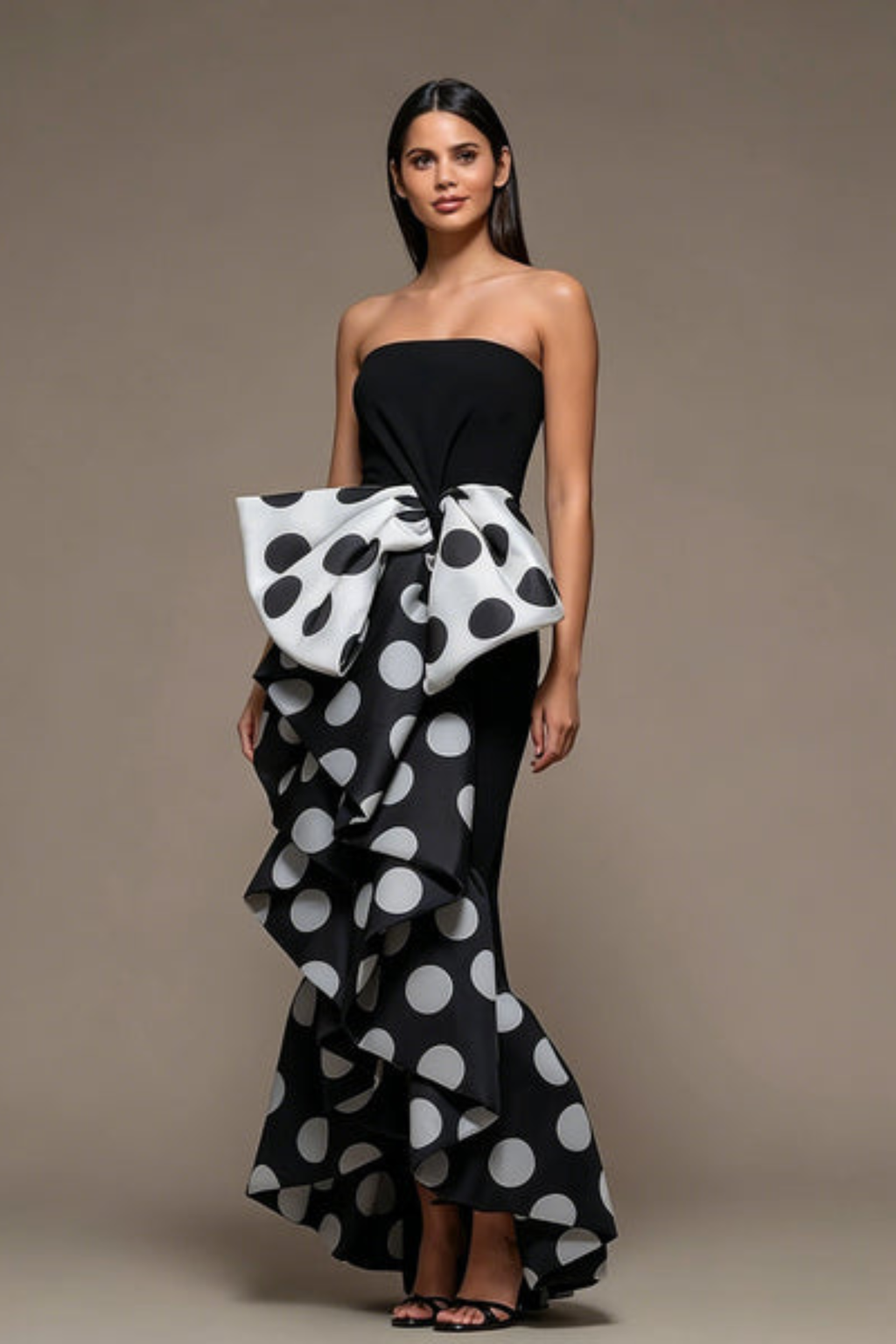 Polka Dot Sheath Dress