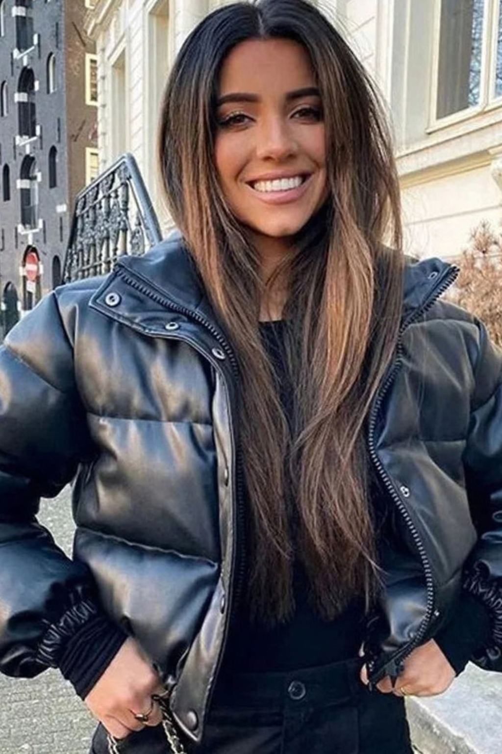 Quilted Cropped Hooded Puffer Jacket